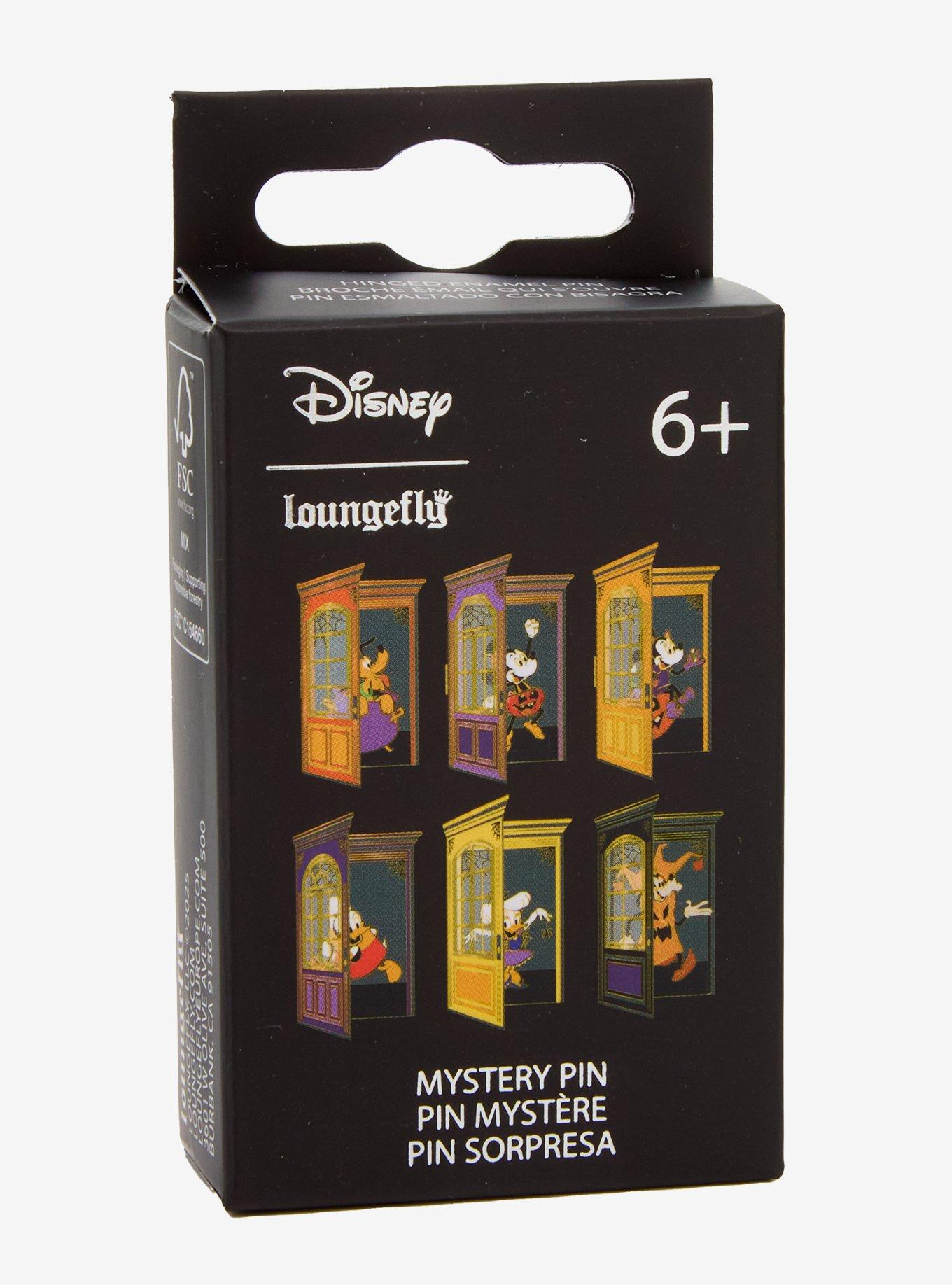 Loungefly Disney Mickey Mouse & Friends Trick-or-Treat Doors Hinged Blind Box Enamel Pin - BoxLunch Exclusive, , alternate