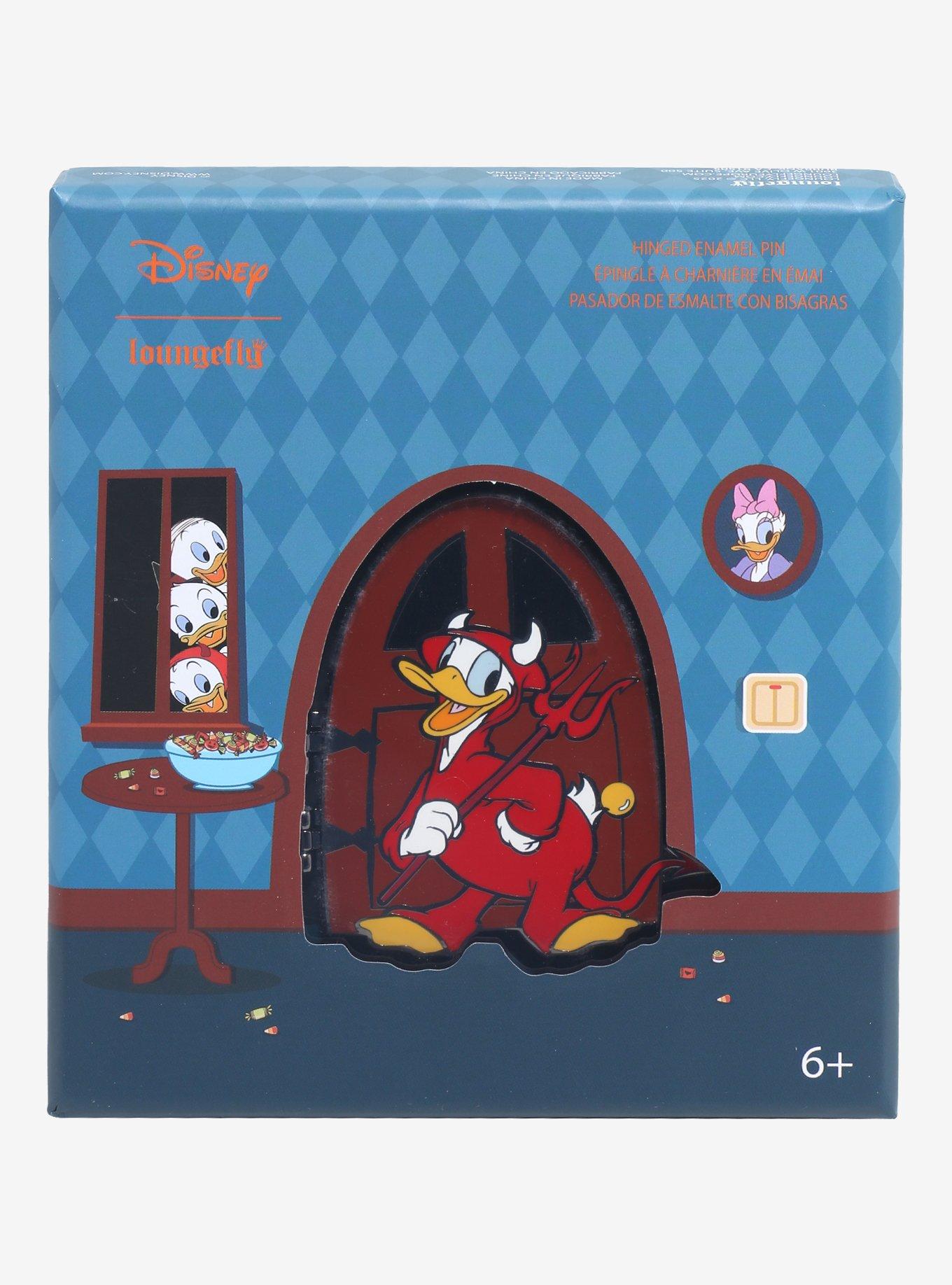 Loungefly Disney Donald Duck Trick-or-Treat Hinged Limited Edition Enamel Pin - BoxLunch Exclusive, , alternate