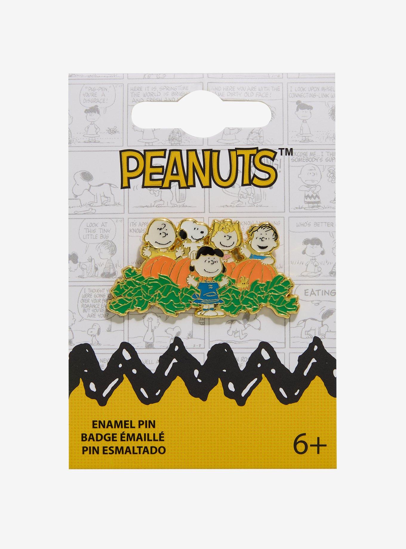 Loungefly Peanuts Pumpkin Patch Scene Enamel Pin - BoxLunch Exclusive, , hi-res