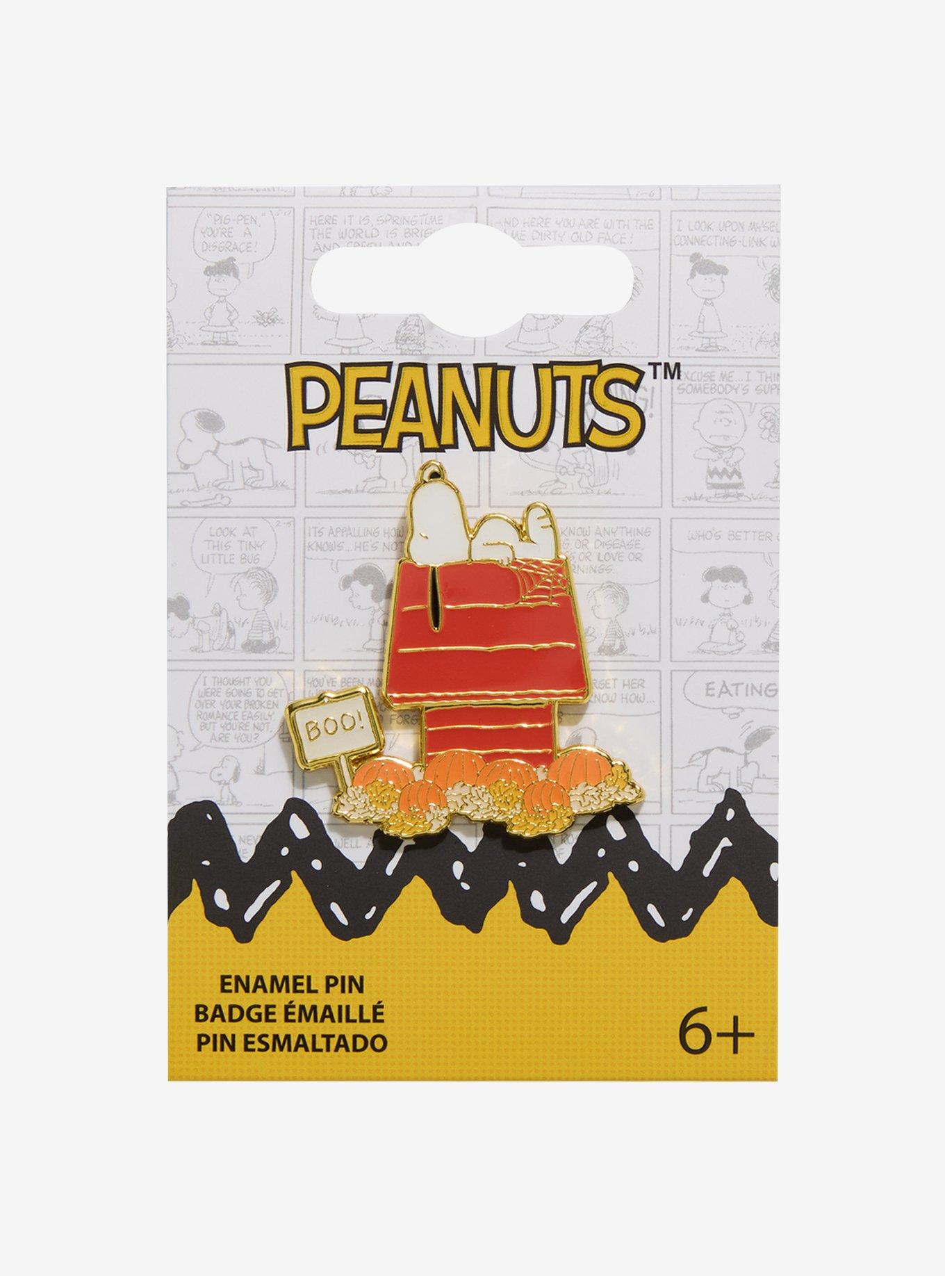 Loungefly Peanuts Snoopy Halloween Doghouse Enamel Pin - BoxLunch Exclusive, , hi-res