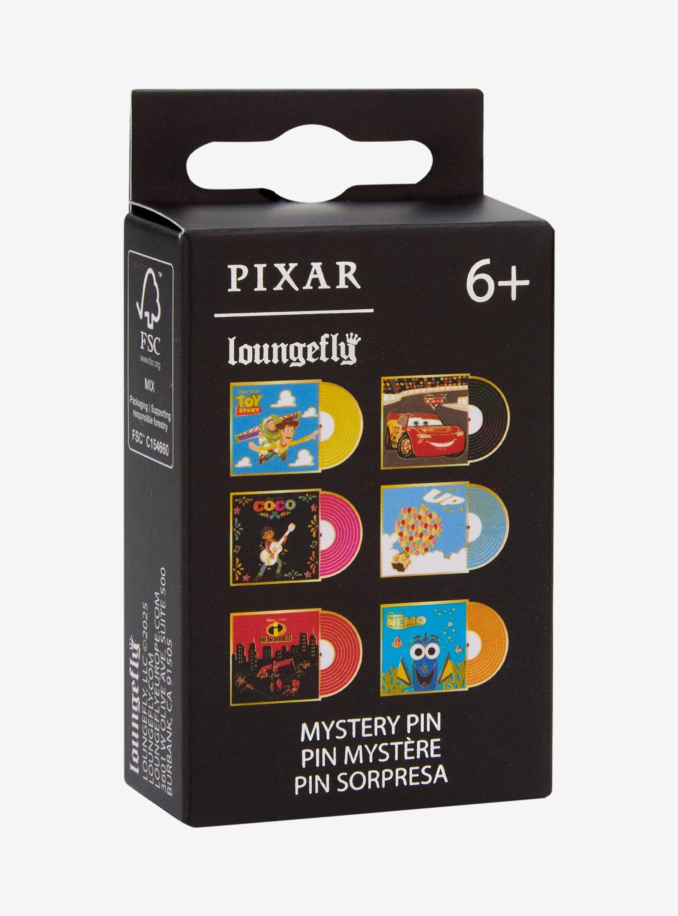 Loungefly Disney Pixar Records Blind Box Enamel Pin &mdash; BoxLunch Exclusive, , alternate