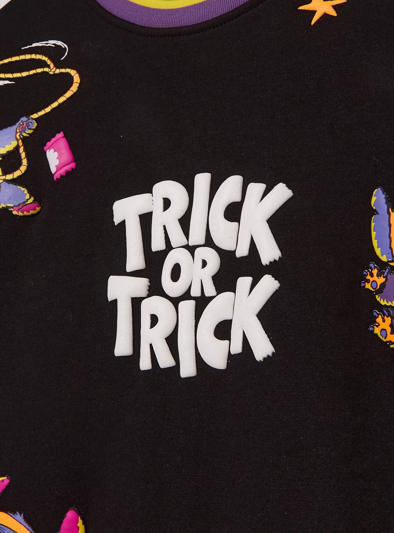 Disney Lilo & Stitch Trick or Treat Halloween Crewneck — BoxLunch Exclusive
