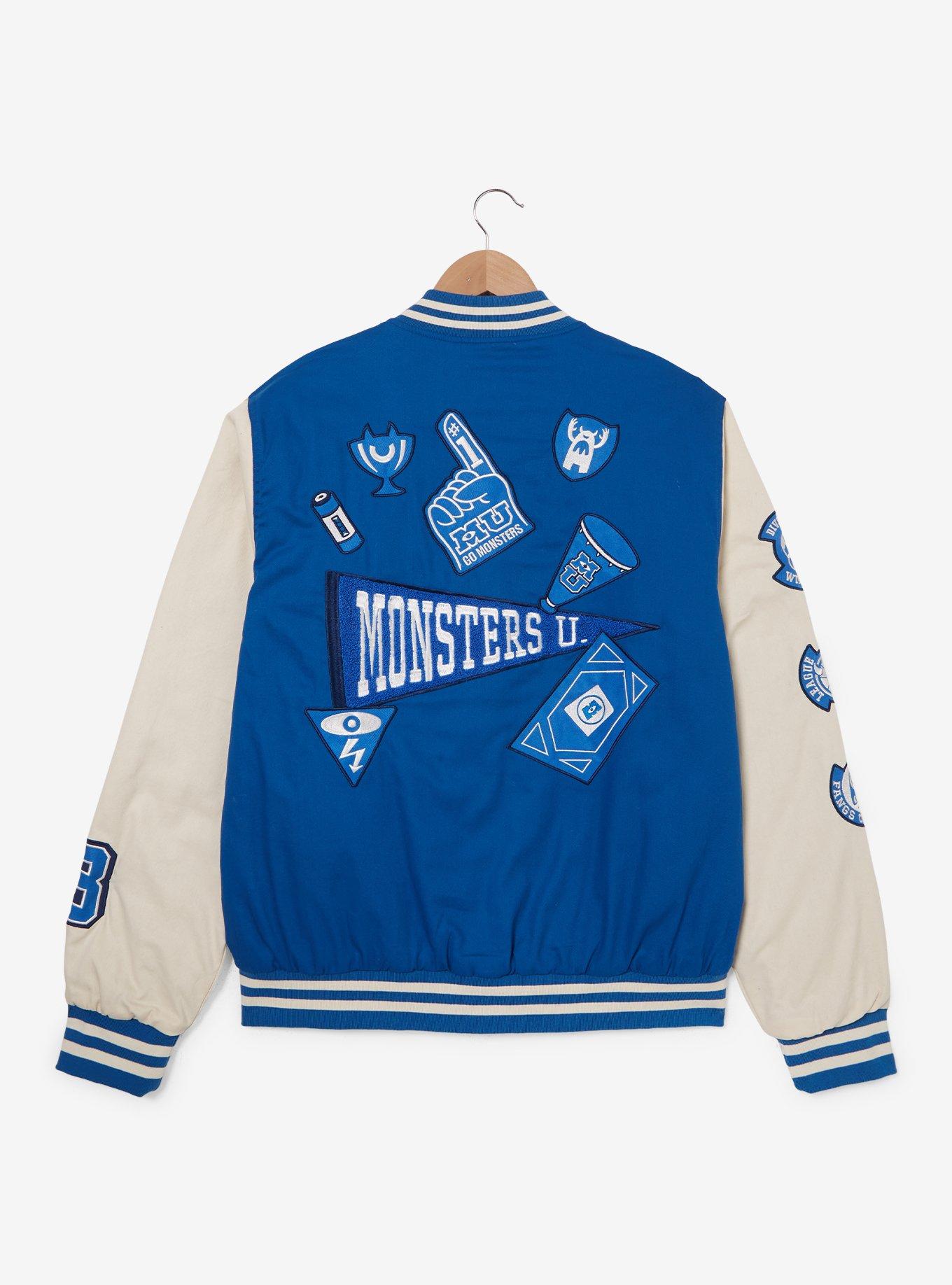 Disney Pixar Monsters University Varsity Jacket - BoxLunch Exclusive, BLUE, alternate
