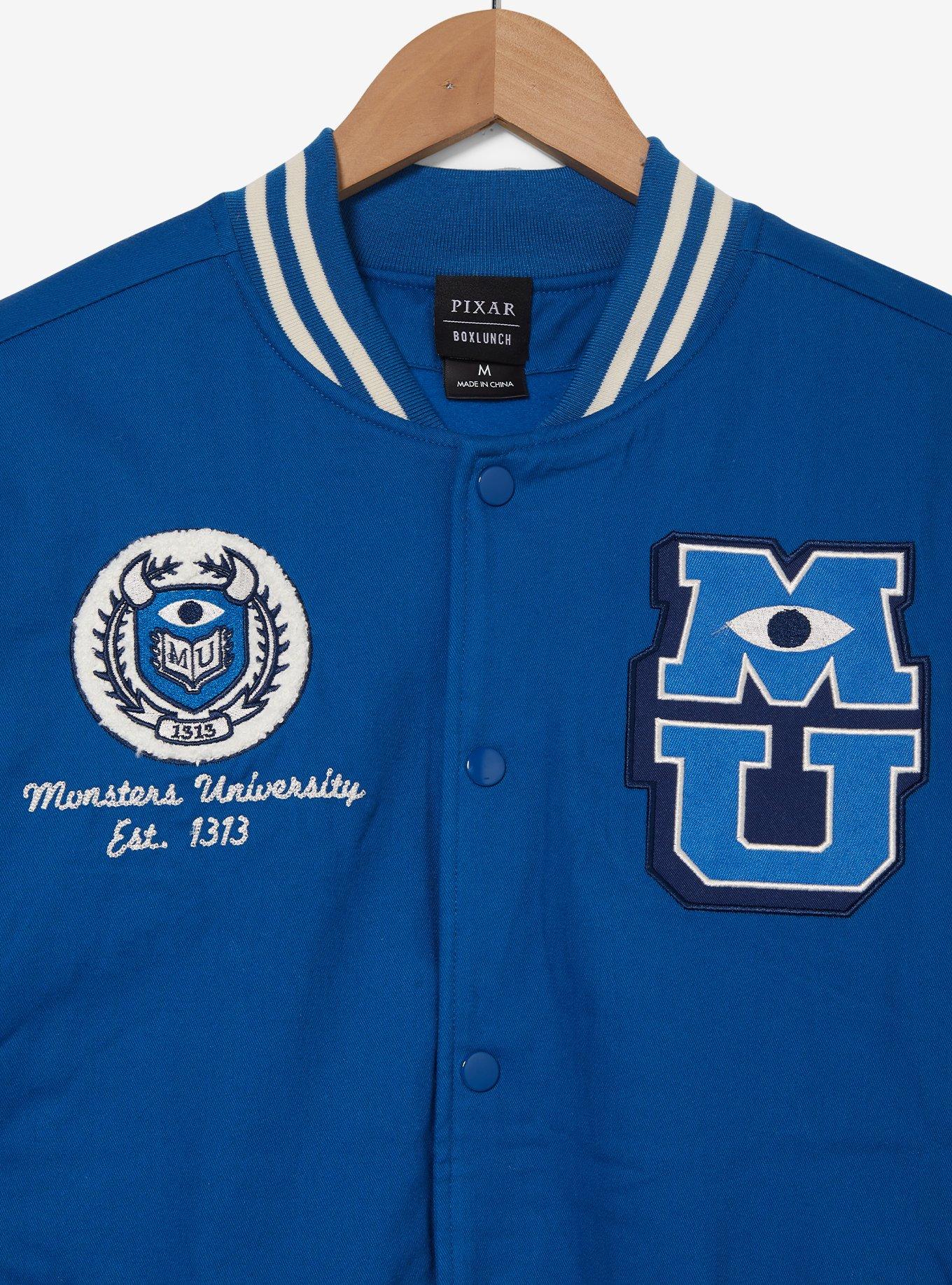 Disney Pixar Monsters University Varsity Jacket - BoxLunch Exclusive, BLUE, alternate