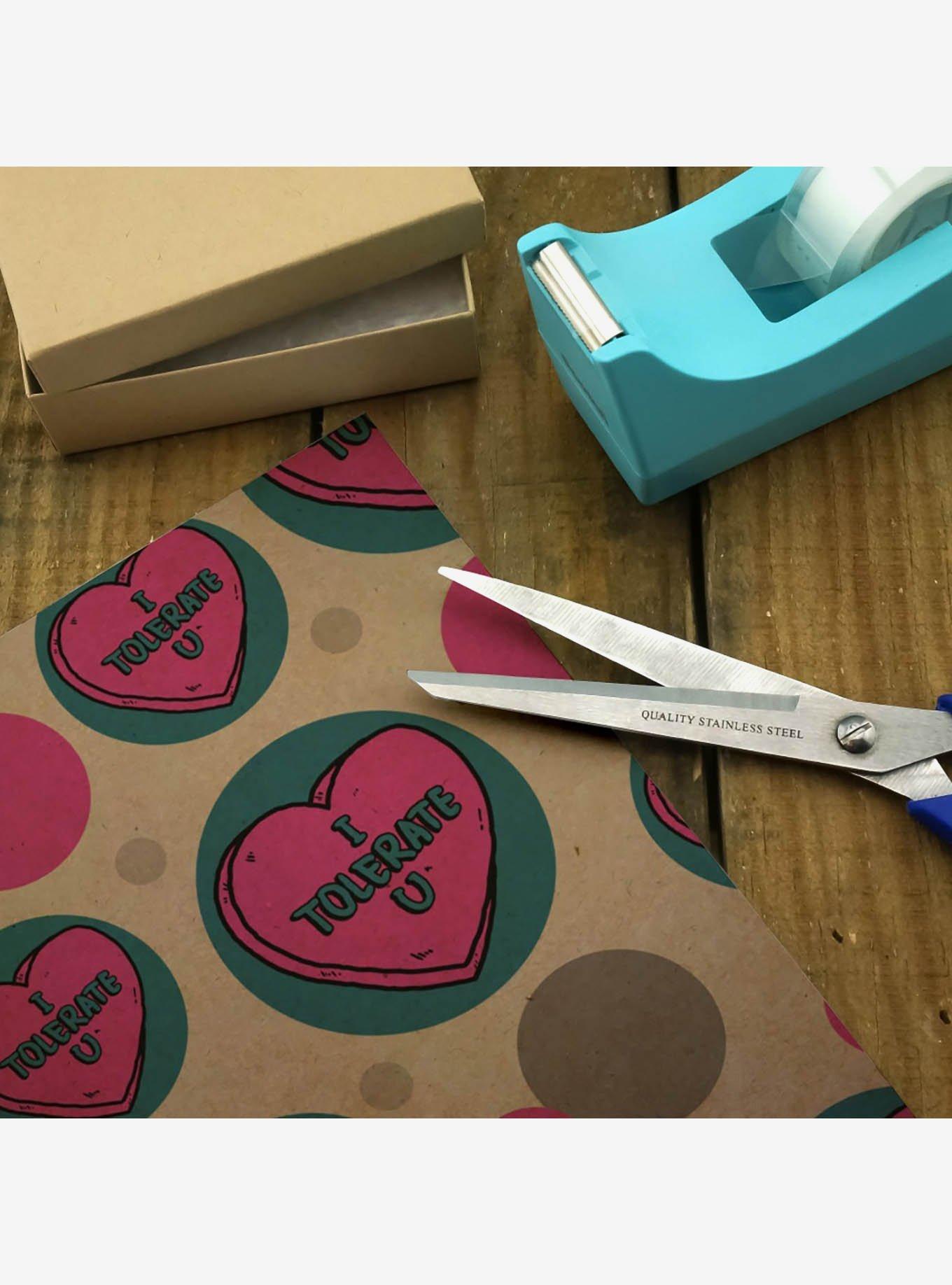 I Tolerate U Love You Premium Kraft Wrapping Paper, , alternate