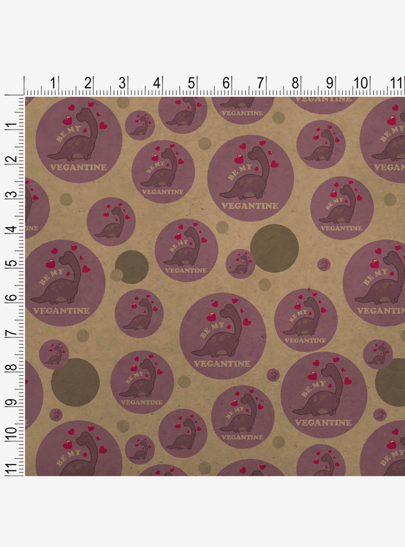 Be My Vegantine Valentine Vegan Premium Kraft Wrapping Paper, , alternate