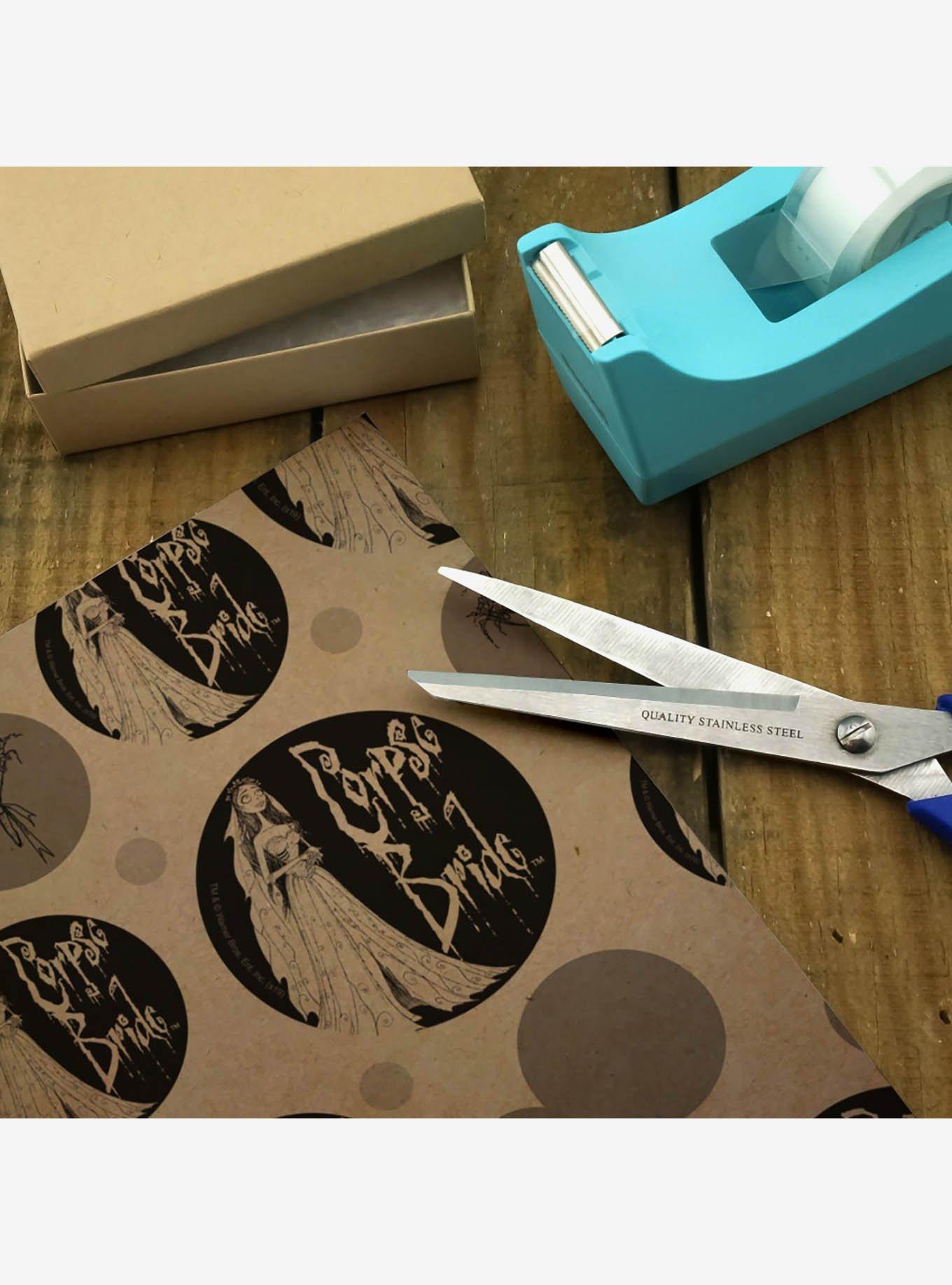 Corpse Bride Logo and Silhouette Premium Kraft Wrapping Paper, , alternate