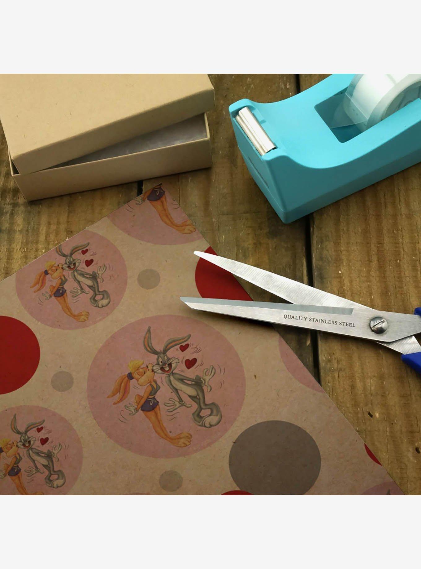 Looney Tunes Bugs and Lola Kiss Dot Premium Kraft Wrapping Paper, , alternate