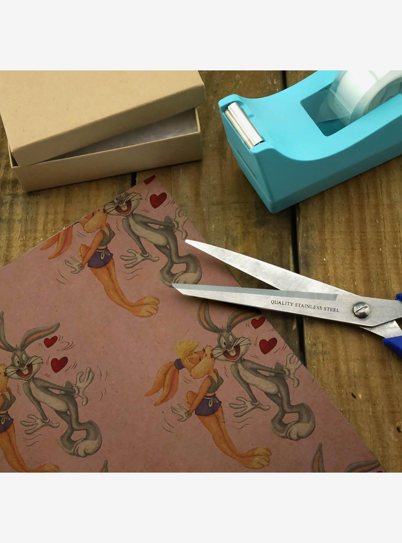 Looney Tunes Bugs and Lola Kiss Premium Kraft Wrapping Paper, , alternate