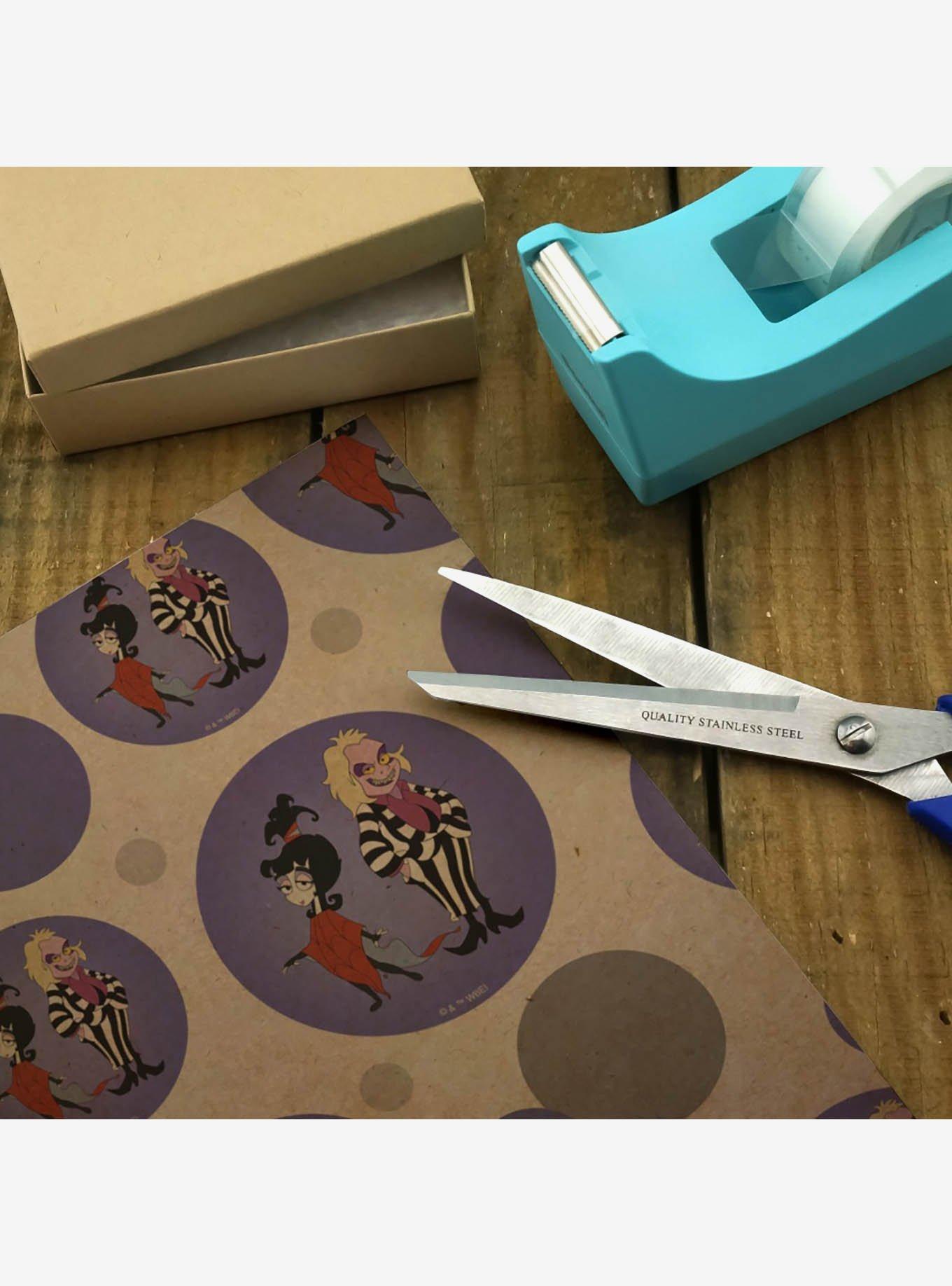 Beetlejuice Animated Series Beetlejuice and Lydia Wrapping Paper, , alternate