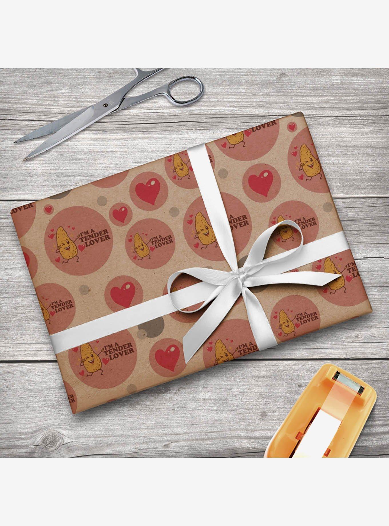 I'm A Tender Lover Chicken Nugget Premium Kraft Wrapping Paper, , hi-res