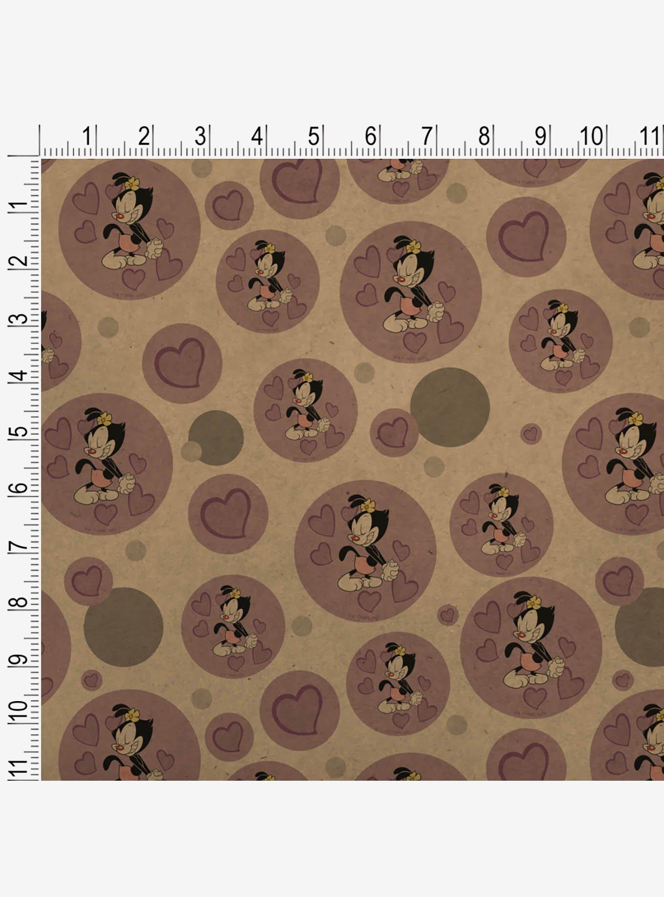 Animaniacs Dot Hearts Premium Kraft Wrapping Paper, , alternate