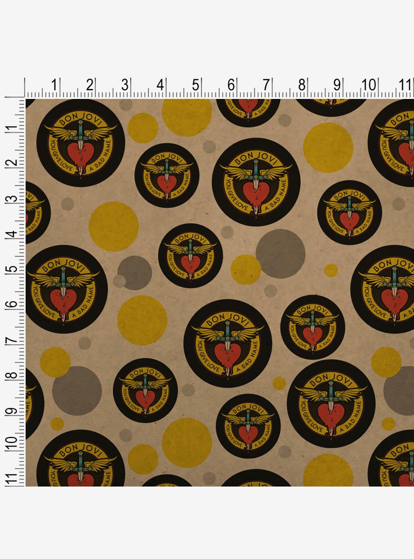 Bon Jovi You Give Love A Bad Name Premium Kraft Wrapping Paper, , alternate