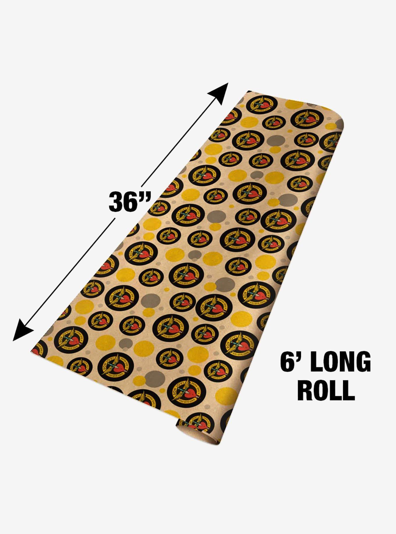 Bon Jovi You Give Love A Bad Name Premium Kraft Wrapping Paper, , alternate