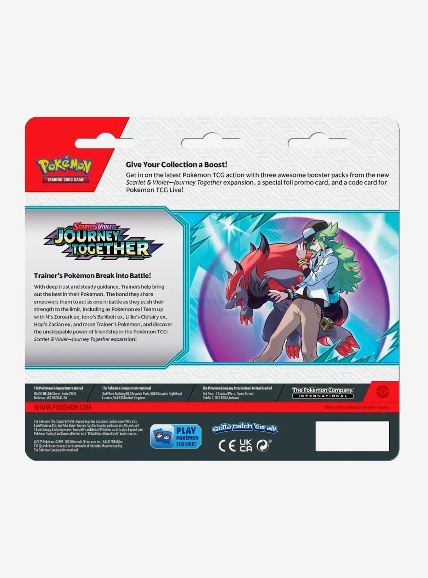 Pokemon Trading Card Game Scarlet & Violet Journey Together Booster Pack Set