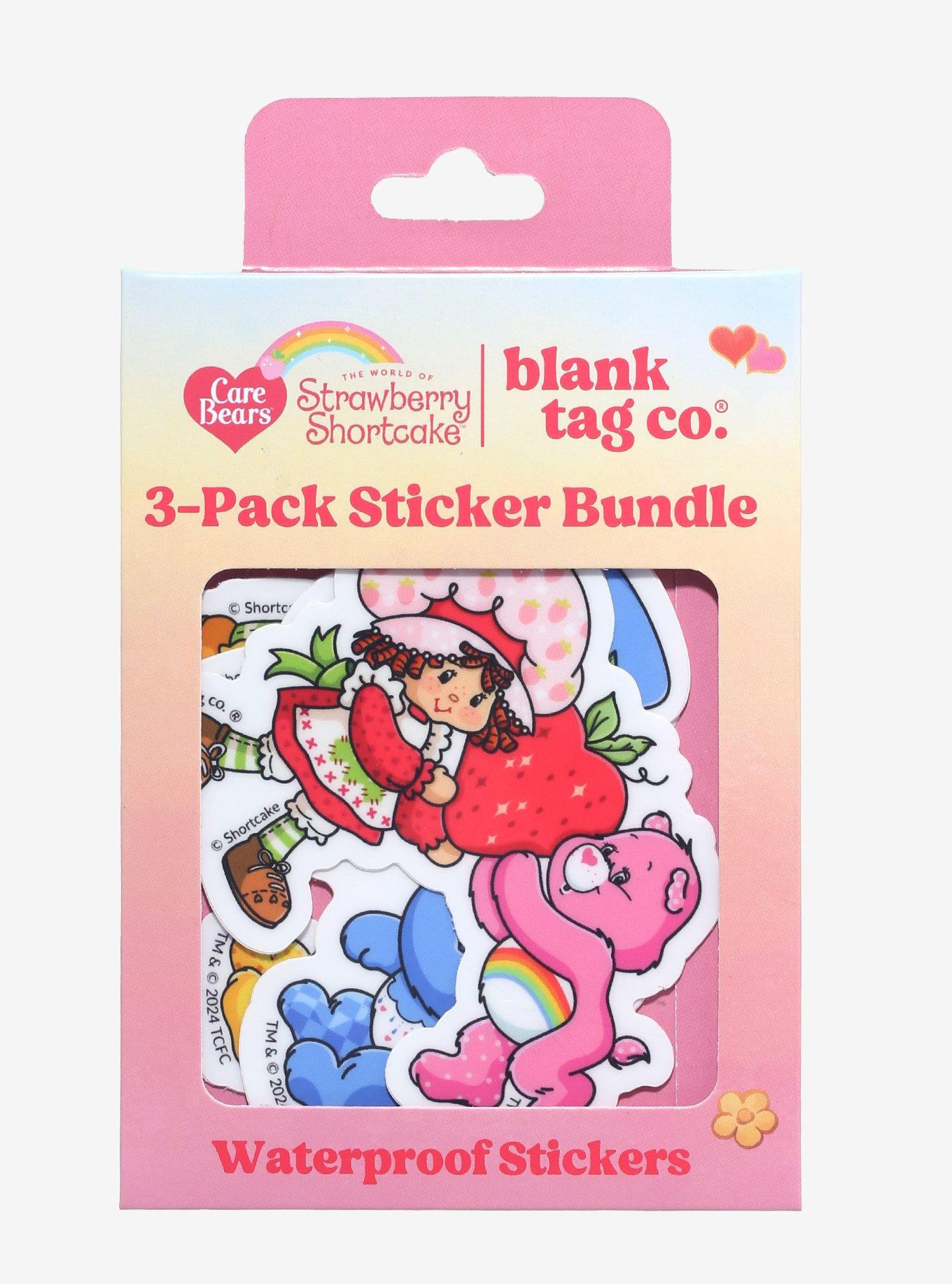 Strawberry Shortcake X Care Bears Stickers 3 Pack, , hi-res