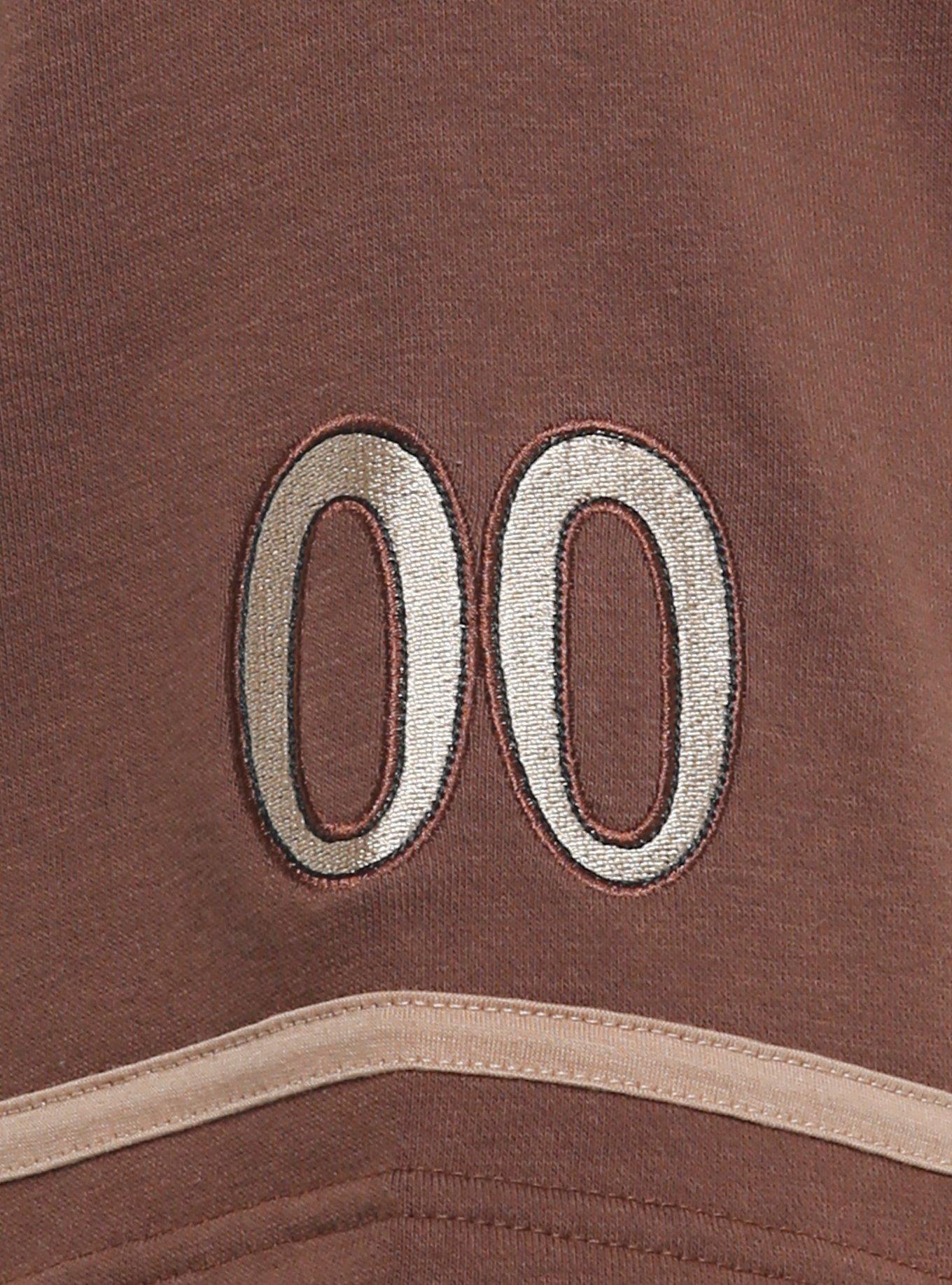 Our Universe Disney The Emperor's New Groove Kronk Squirrel Scouts Hooded Jersey, BROWN, alternate