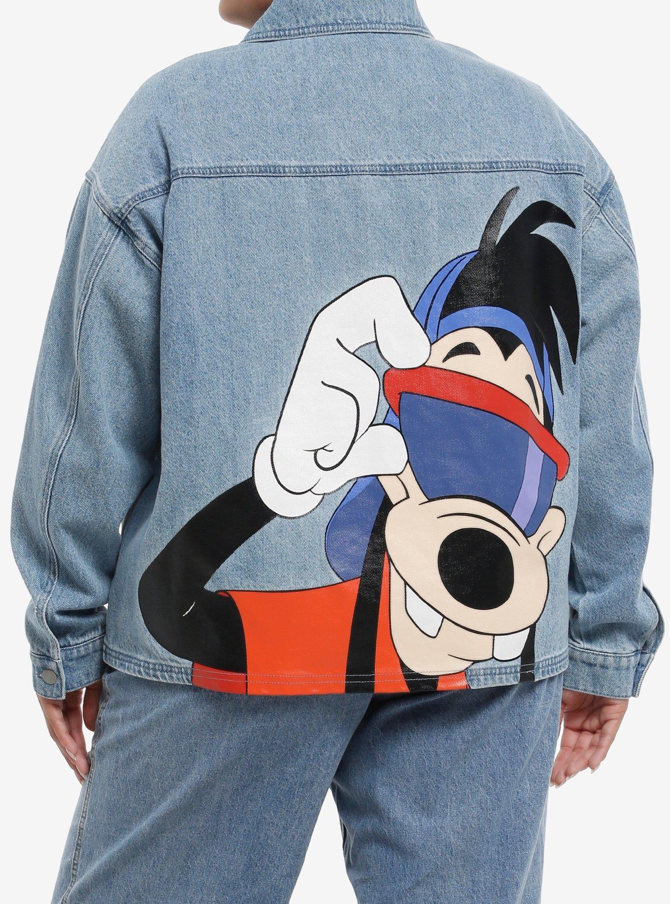 Her Universe Disney A Goofy Movie Characters Girls Denim Jacket Plus Size, , hi-res