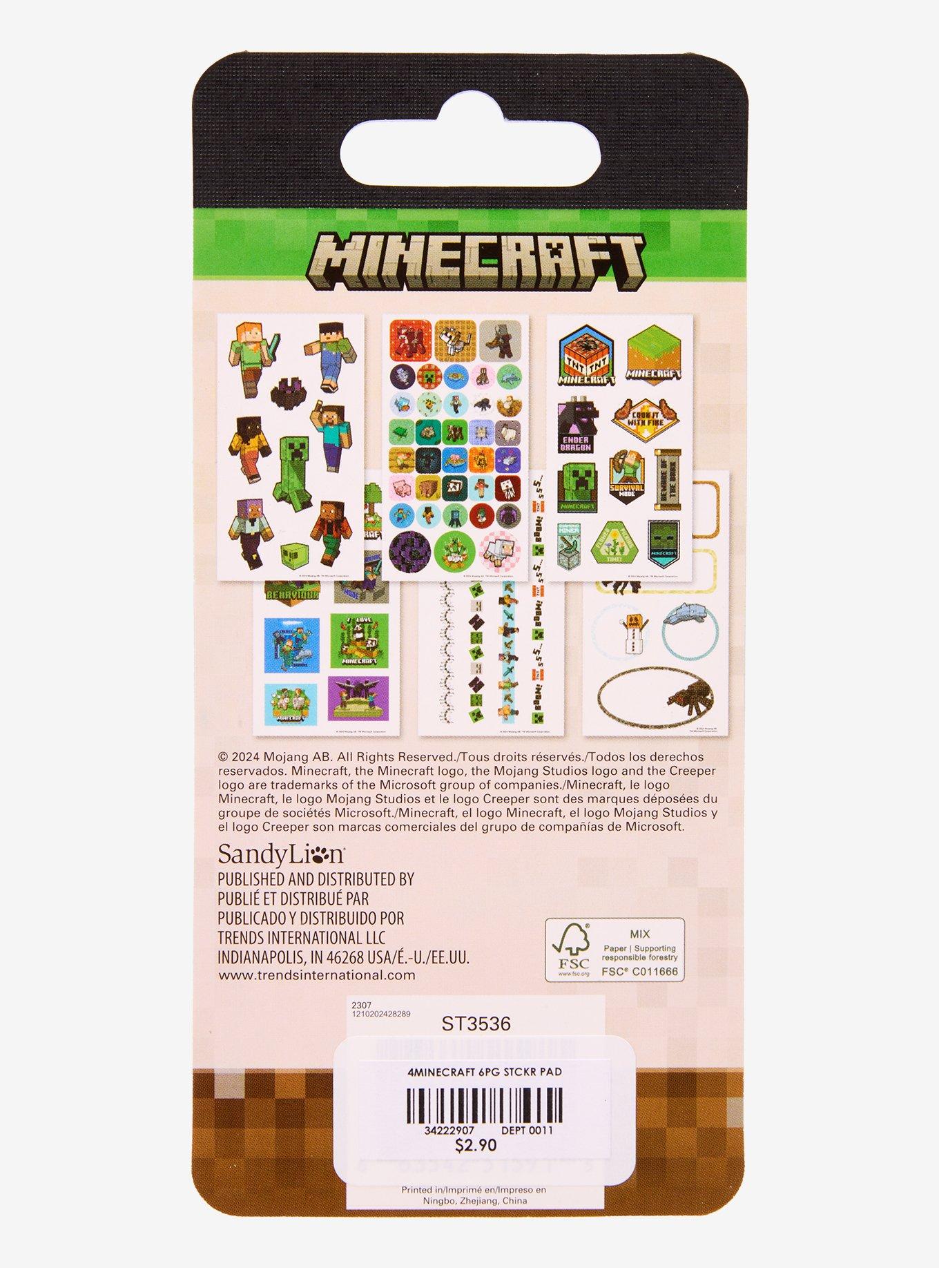 Minecraft Sticker Sheet Book, , alternate