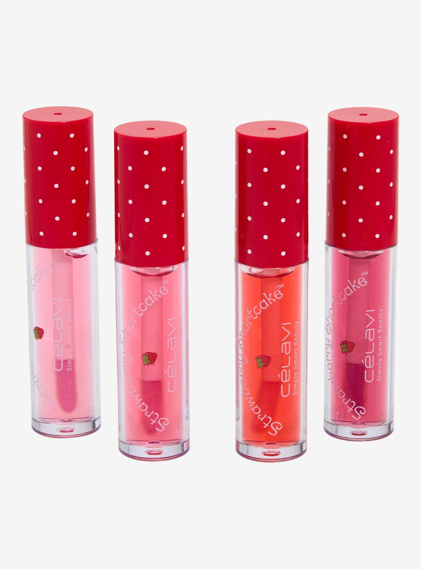 Célavi Strawberry Shortcake Strawberry Orchard Lip Oil Set, , hi-res