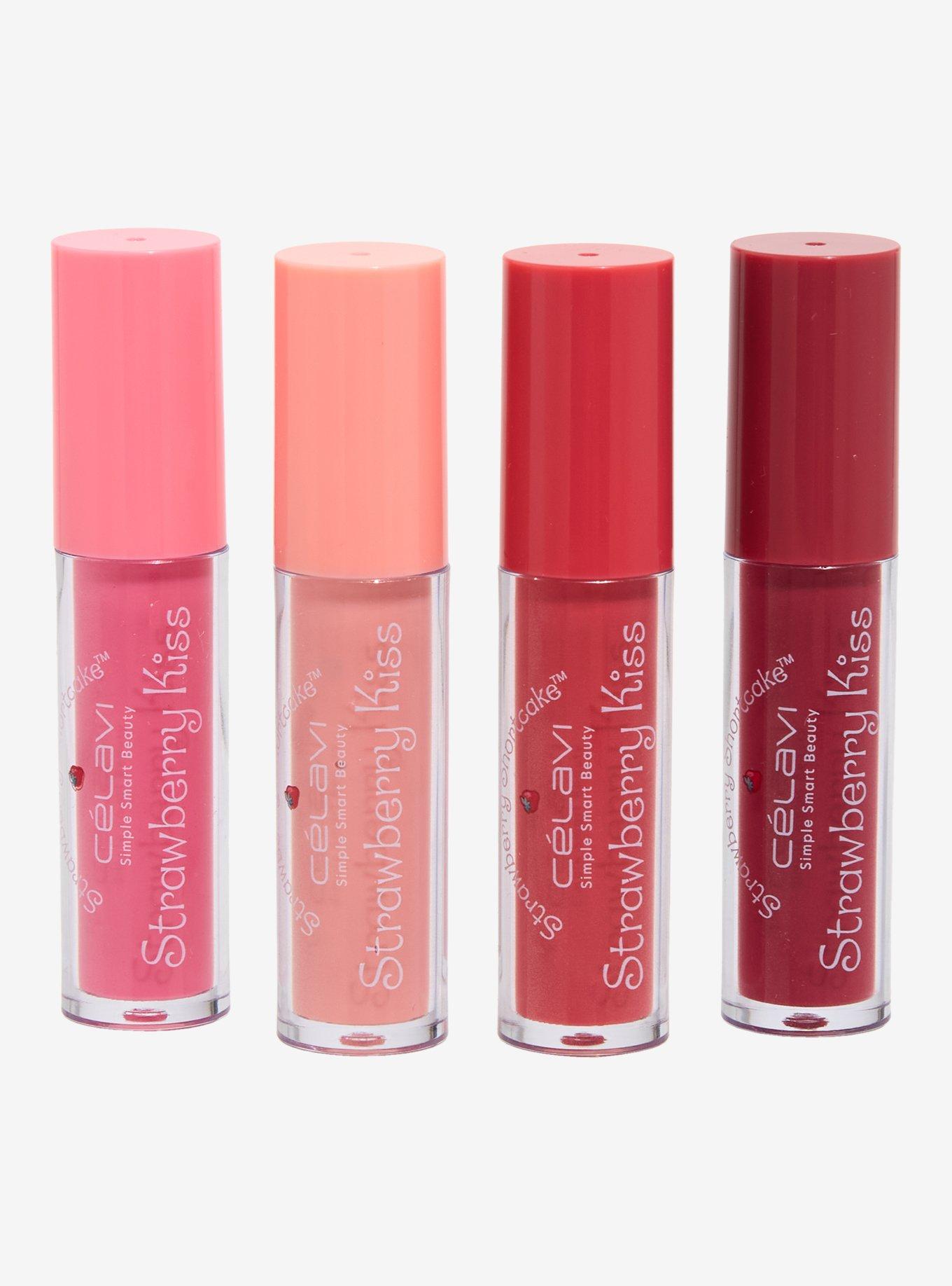 Célavi Strawberry Shortcake Strawberry Kiss Lip Gloss Set, , hi-res