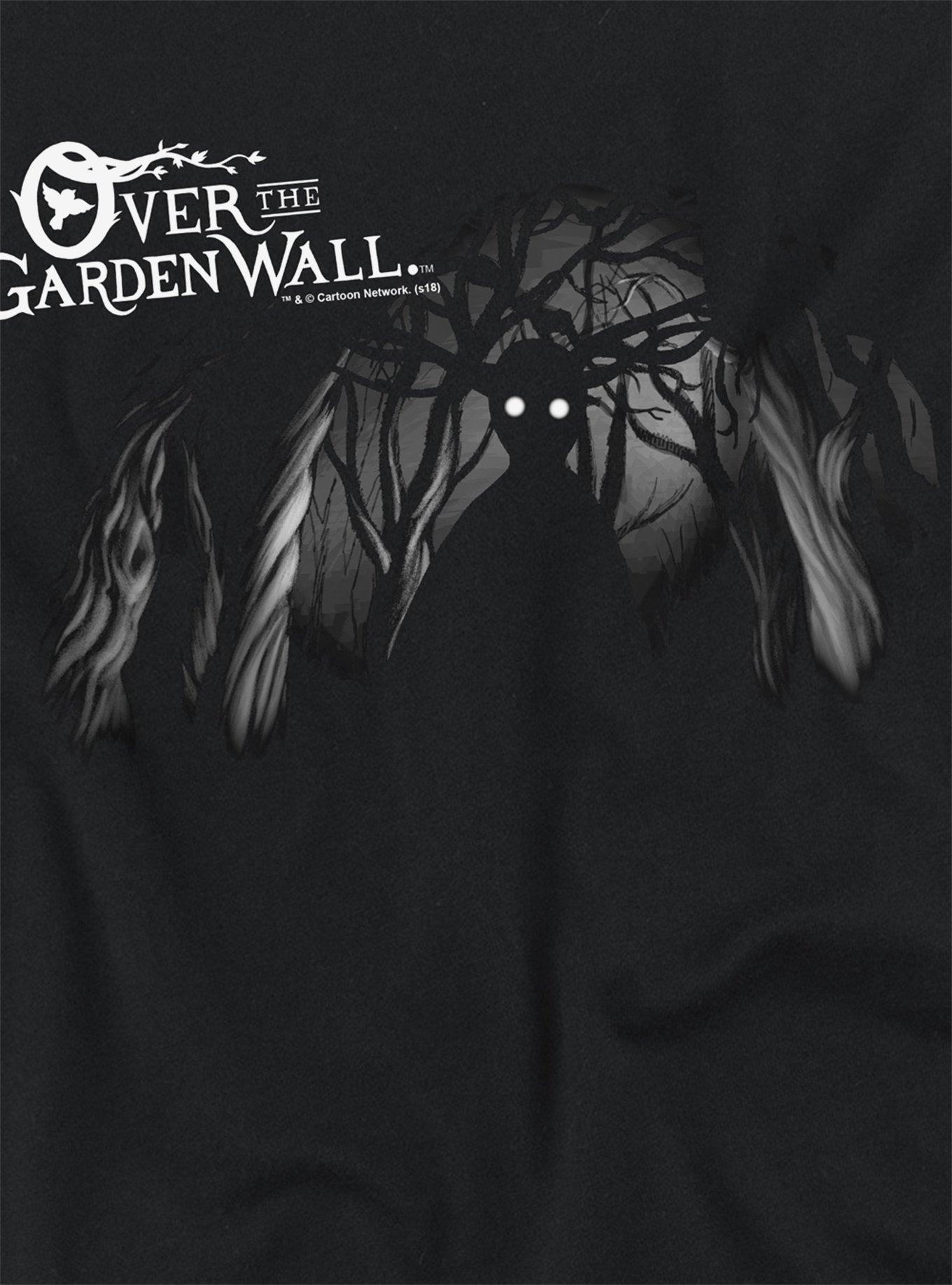 Over The Garden Wall Beast Women's Crop Top T-Shirt, BLACK, alternate