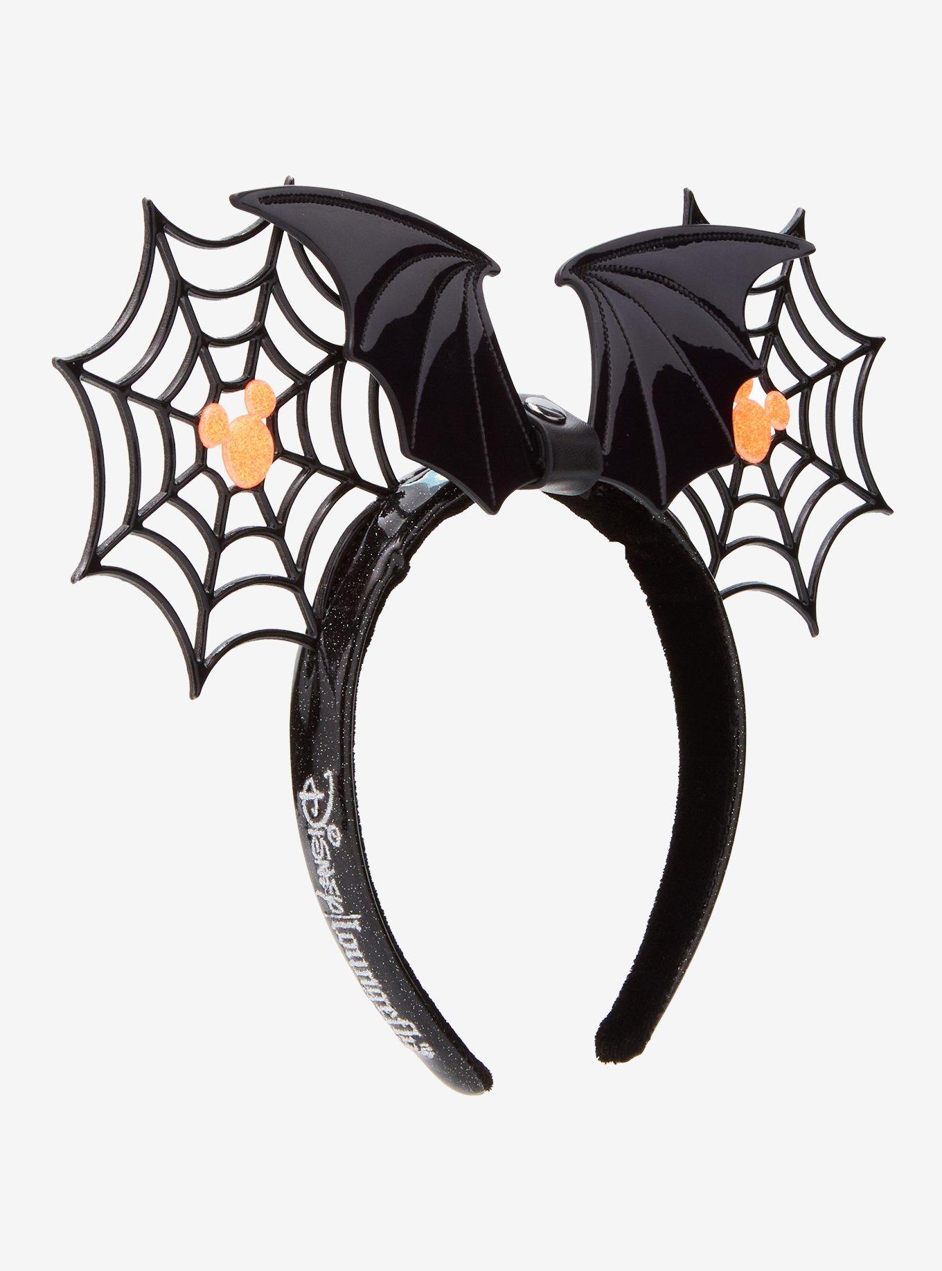 Loungefly Disney Minnie Mouse Spider-Web Bat Ears, , alternate