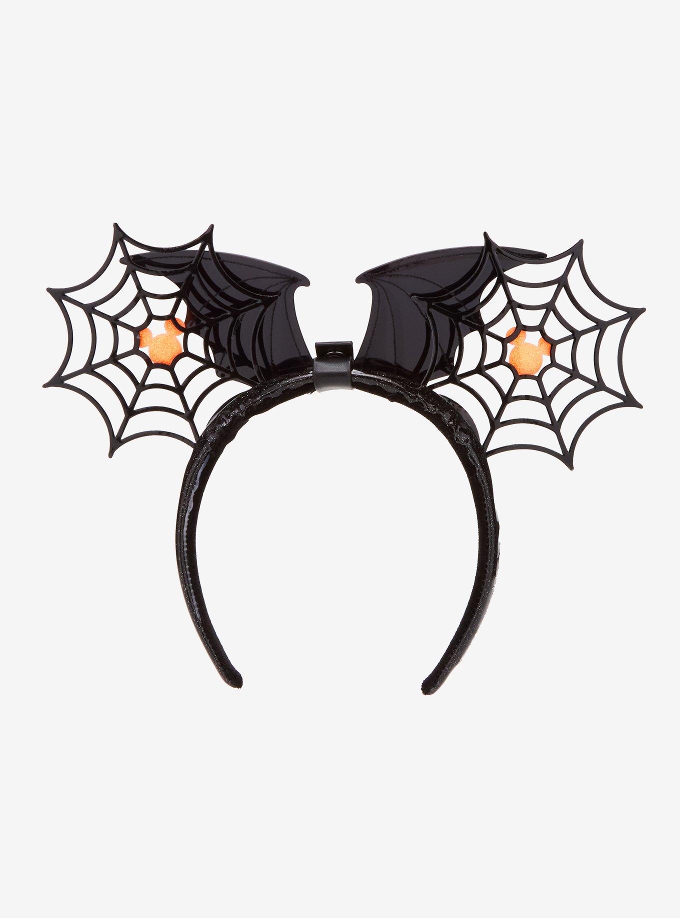 Loungefly Disney Minnie Mouse Spider-Web Bat Ears, , alternate