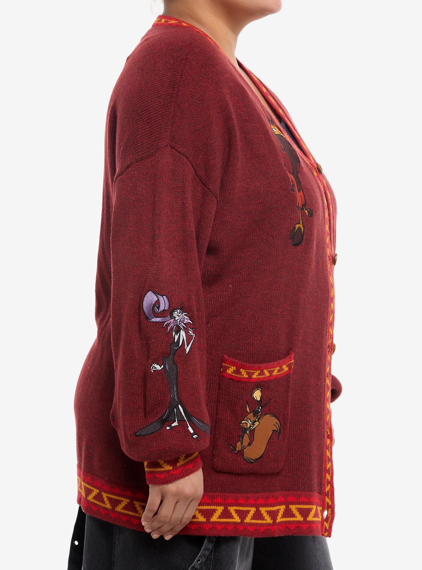 Her Universe Disney The Emperor's New Groove Character Cardigan Plus Size, MULTI, alternate - view 5