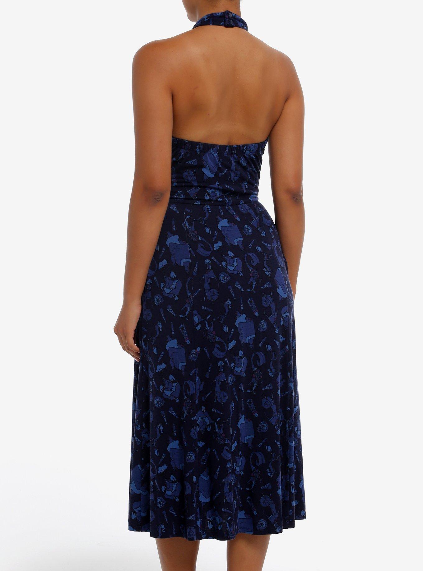 Her Universe Disney The Emperor's New Groove Yzma Halter Dress, MULTI, alternate