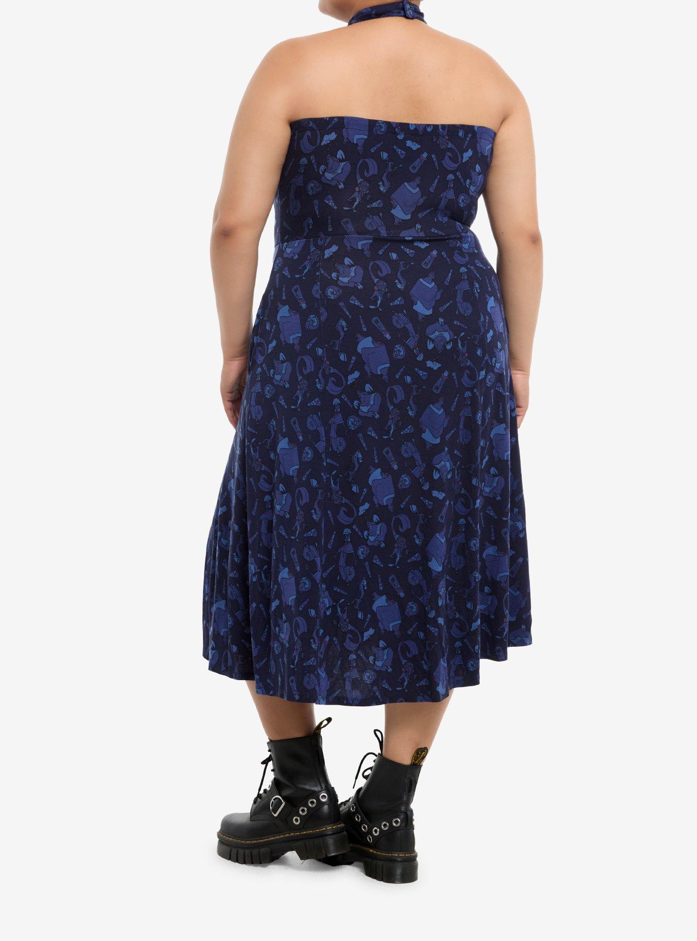 Her Universe Disney The Emperor's New Groove Yzma Halter Dress Plus Size, , hi-res