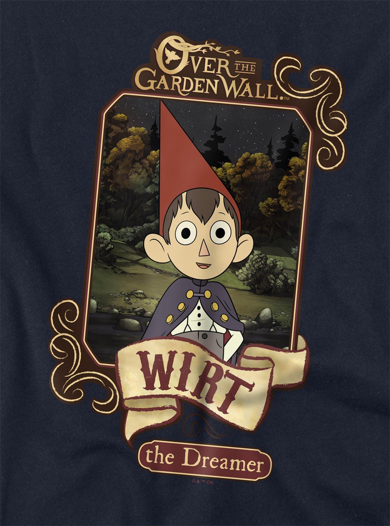 Over The Garden Wall Wirt Poster Girls Crop Top T-Shirt, NAVY, alternate