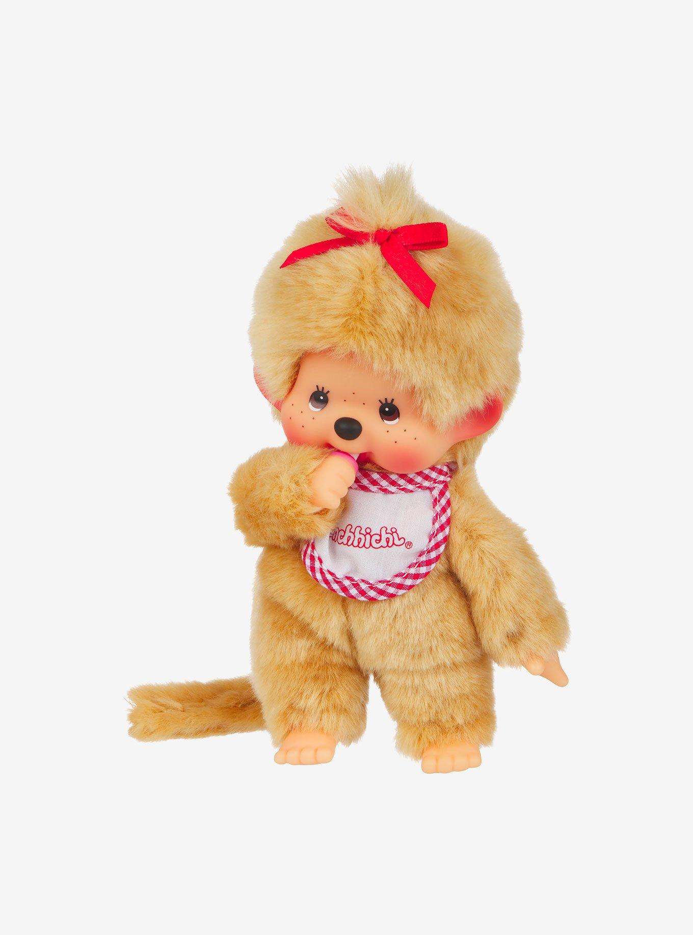 Monchhichi Beige Girl Doll, , hi-res