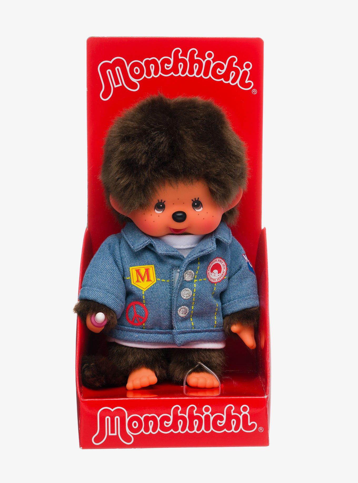 Monchhichi Boy Denim Jacket Doll, , alternate