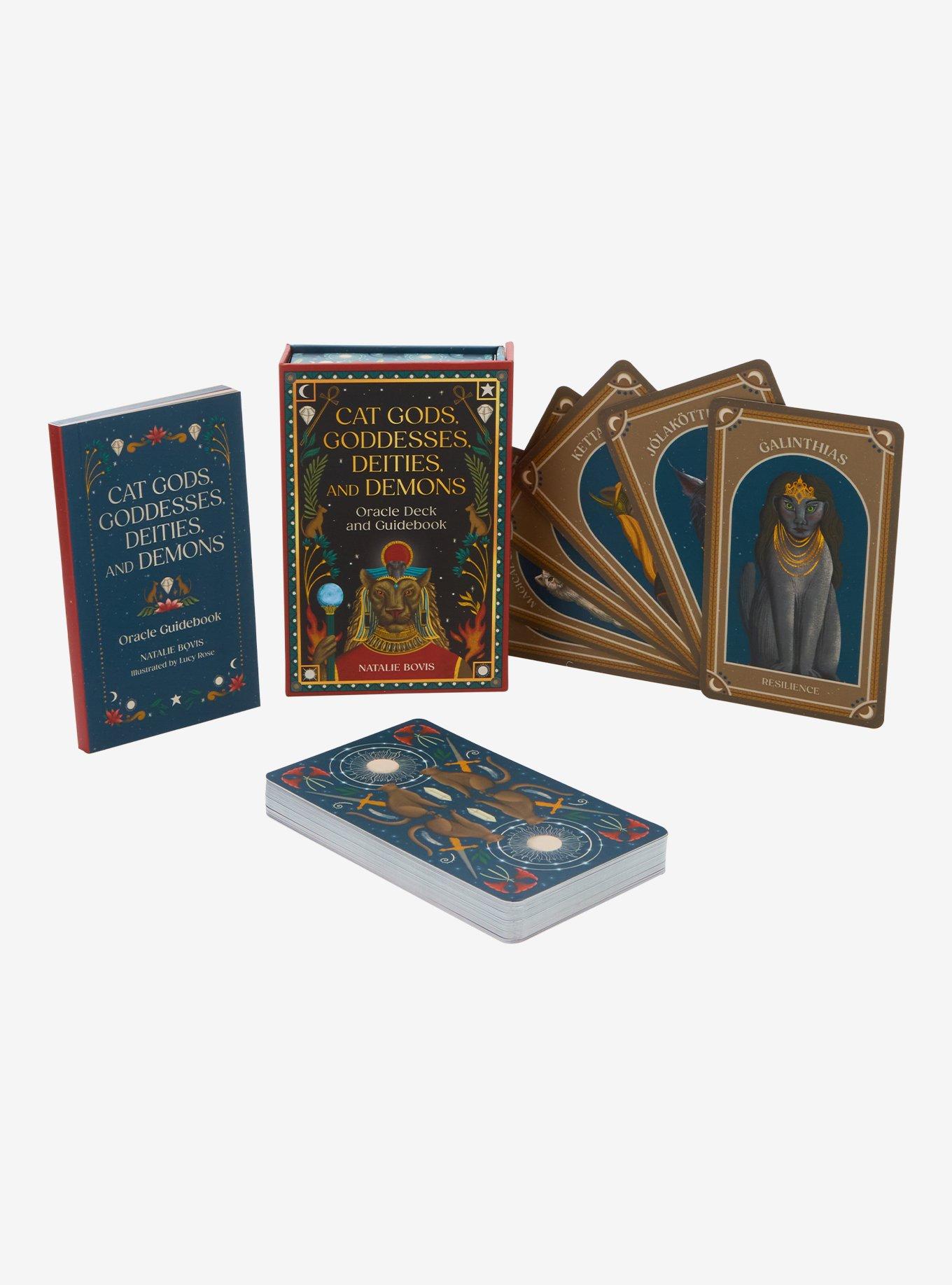 Cat Gods, Goddesses, Deities And Demons Oracle Deck & Guidebook, , hi-res