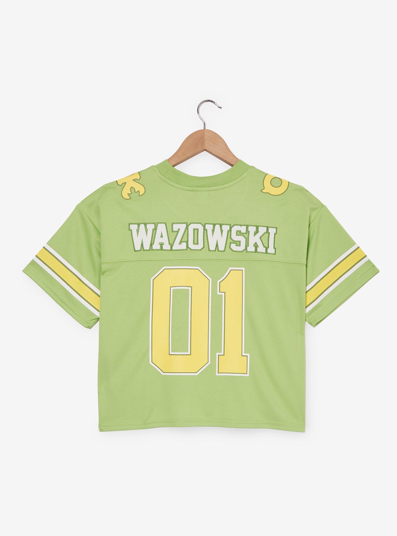 Disney Pixar Monsters University Mike Oozma Kappa Women's Cropped Football Jersey — BoxLunch Exclusive