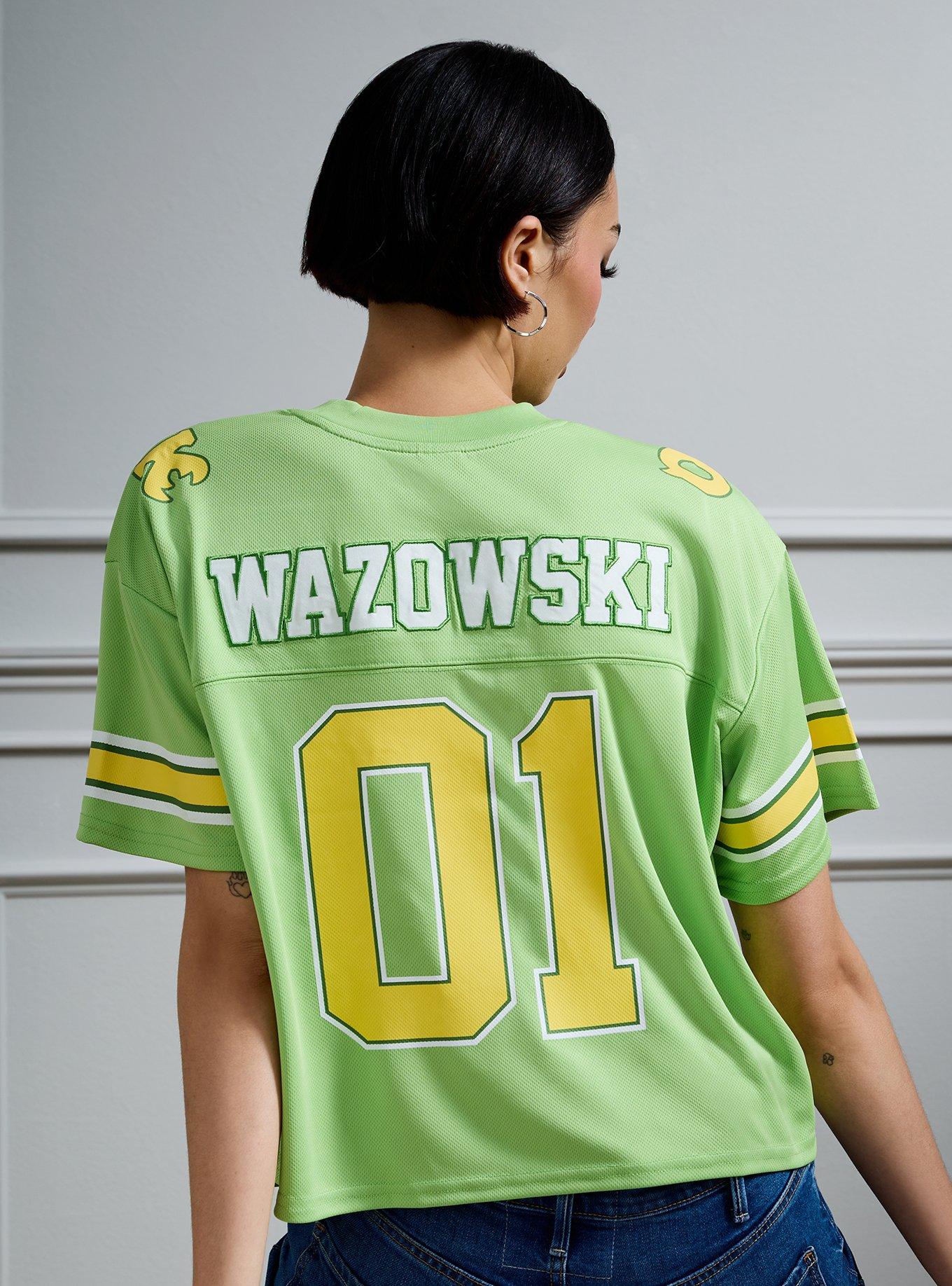 Disney Pixar Monsters University Mike Oozma Kappa Women's Cropped Football Jersey — BoxLunch Exclusive, , hi-res