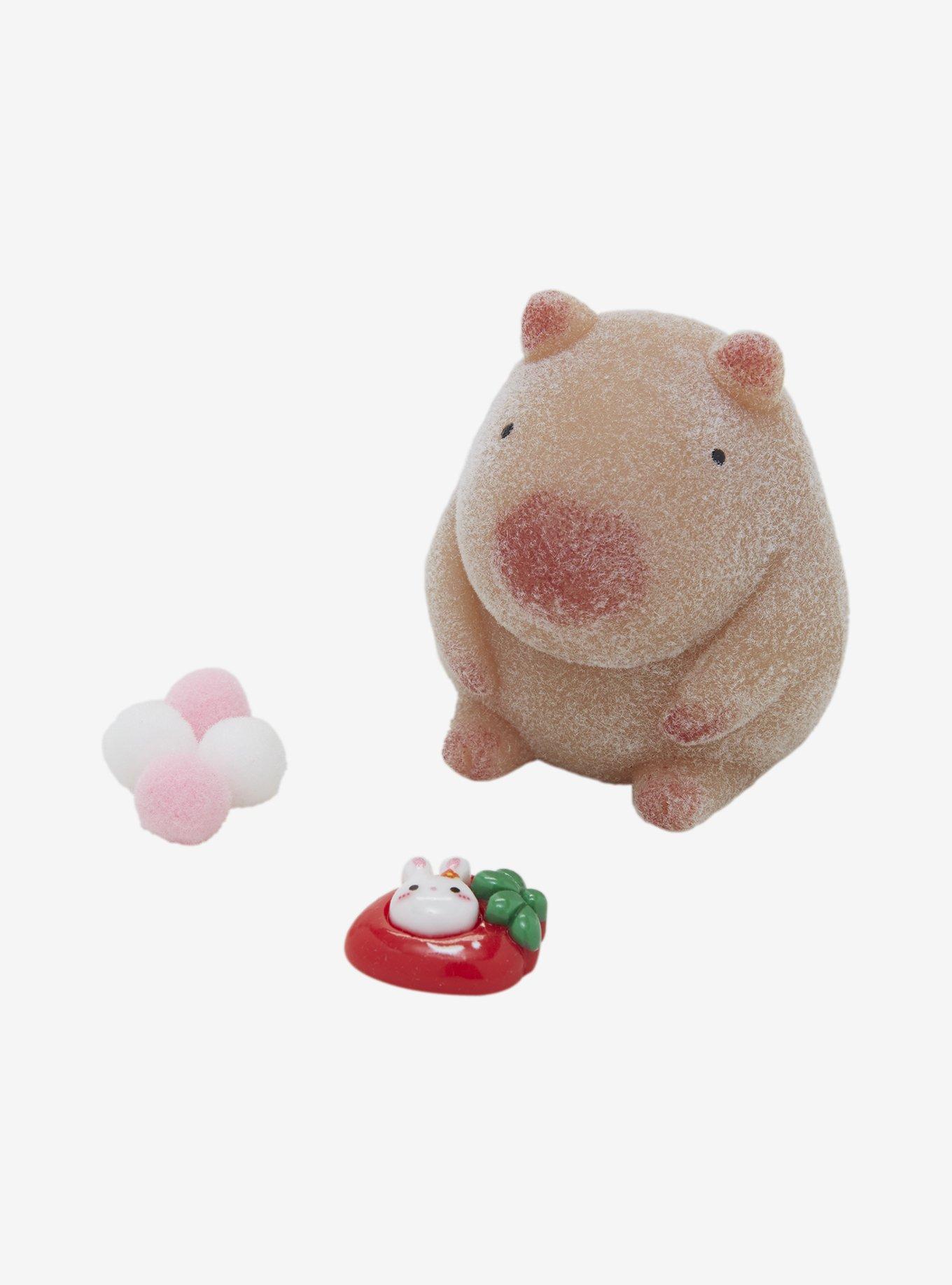 Fuzzy Friends Capybara Squishy Toy, , alternate