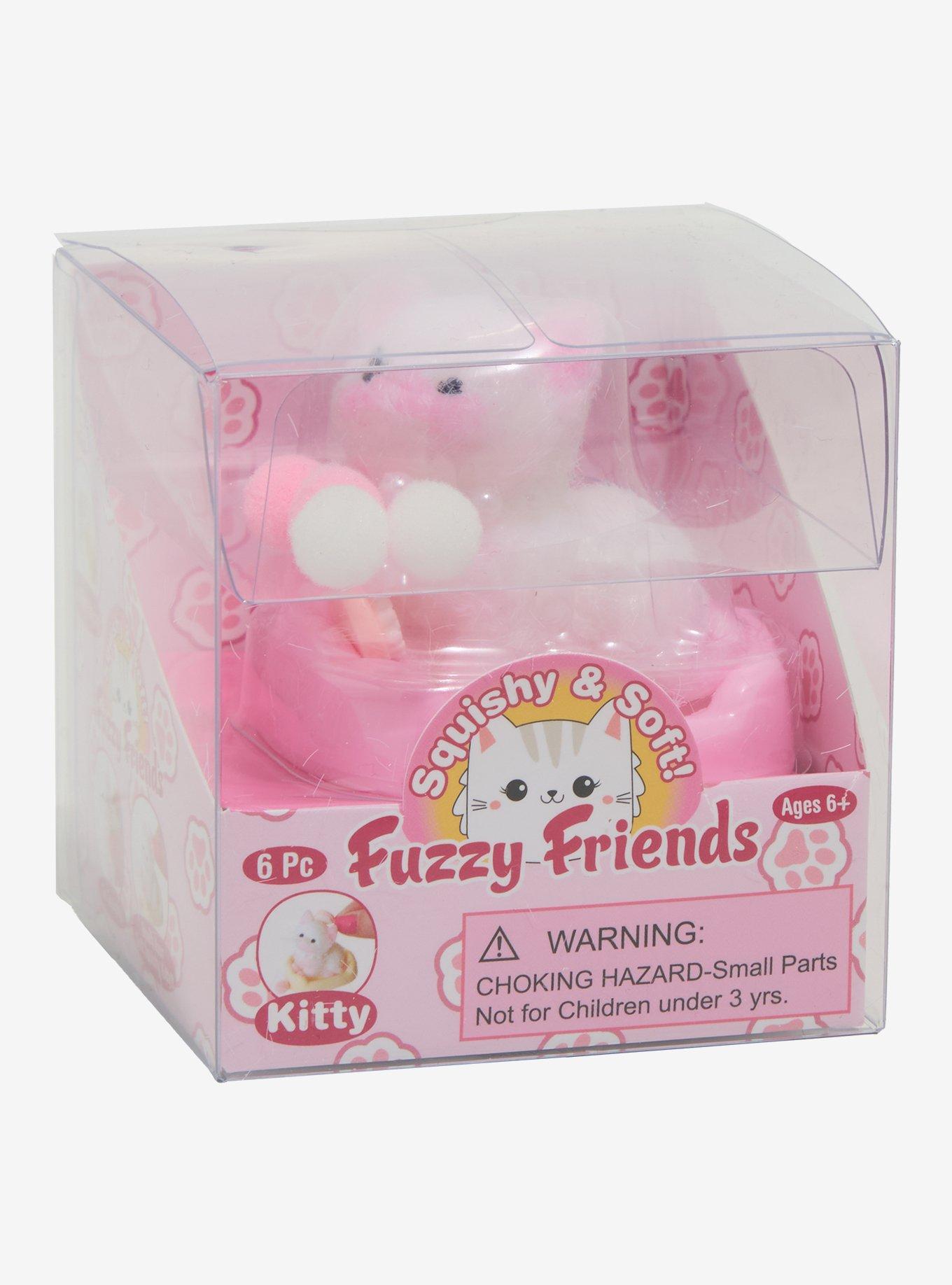 Fuzzy Friends Kitty Fuzzy Squishy Toy, , alternate