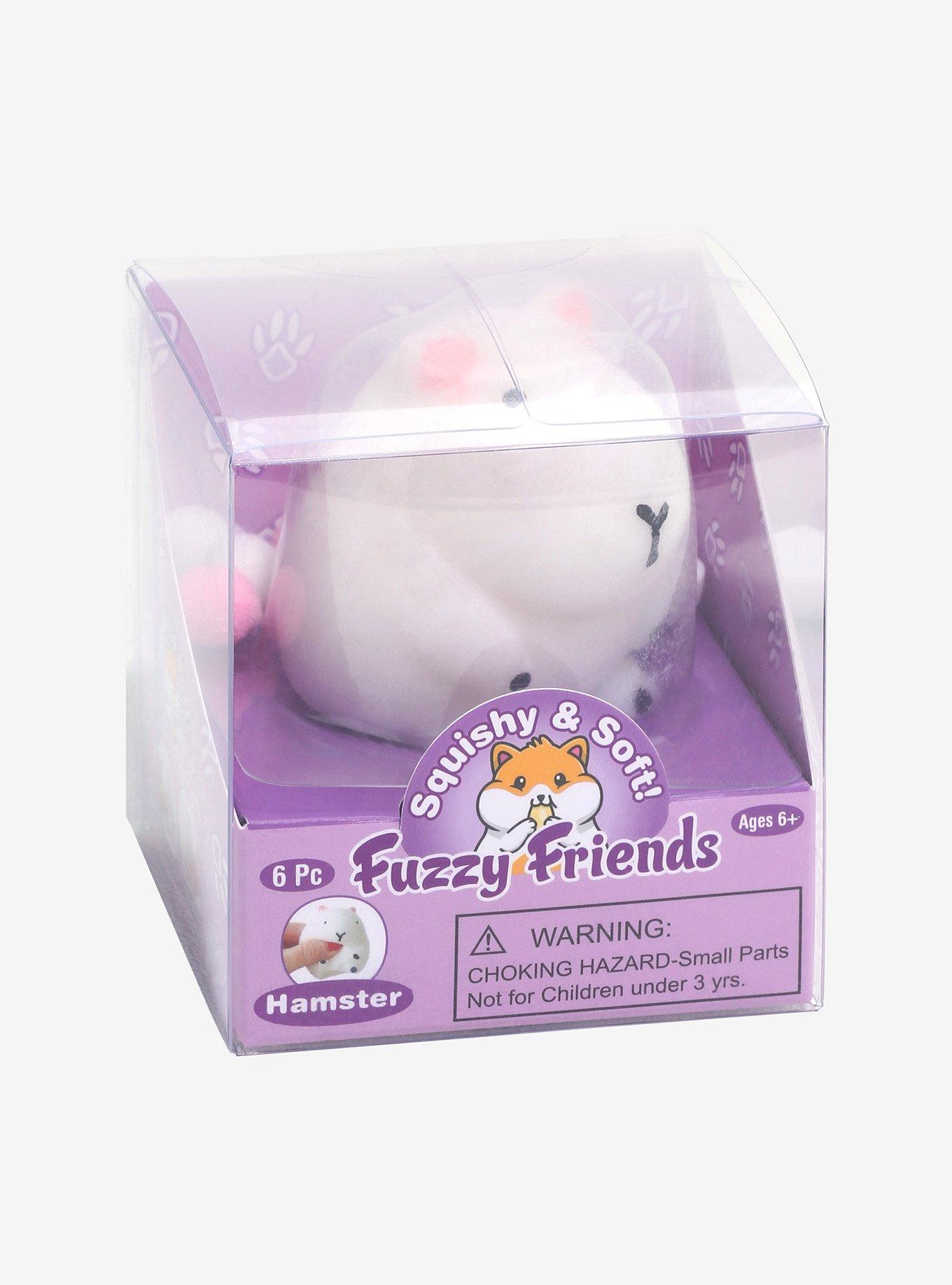 Fuzzy Friends Hamster Squishy Toy, , alternate
