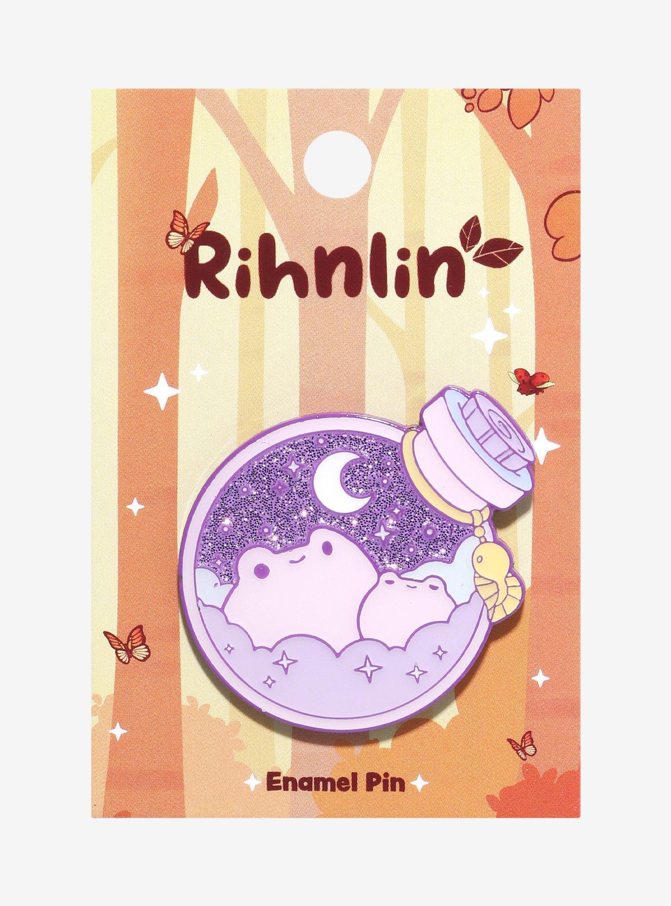 Frog Potion Bottle Enamel Pin By Rihnlin, , hi-res