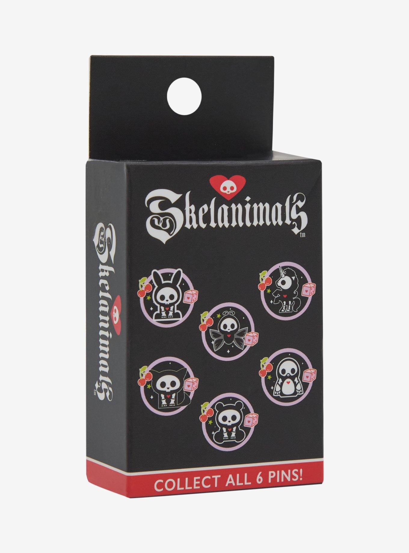 Skelanimals Cherry Blind Box Enamel Pin, , hi-res