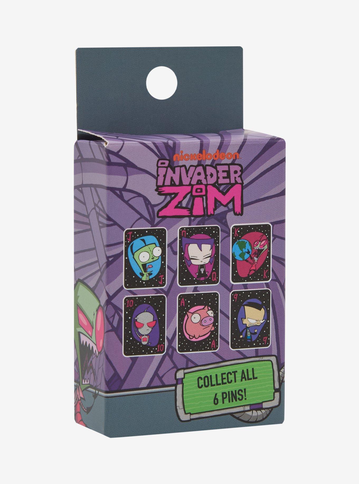 Invader Zim Playing Card Blind Box Enamel Pin, , hi-res