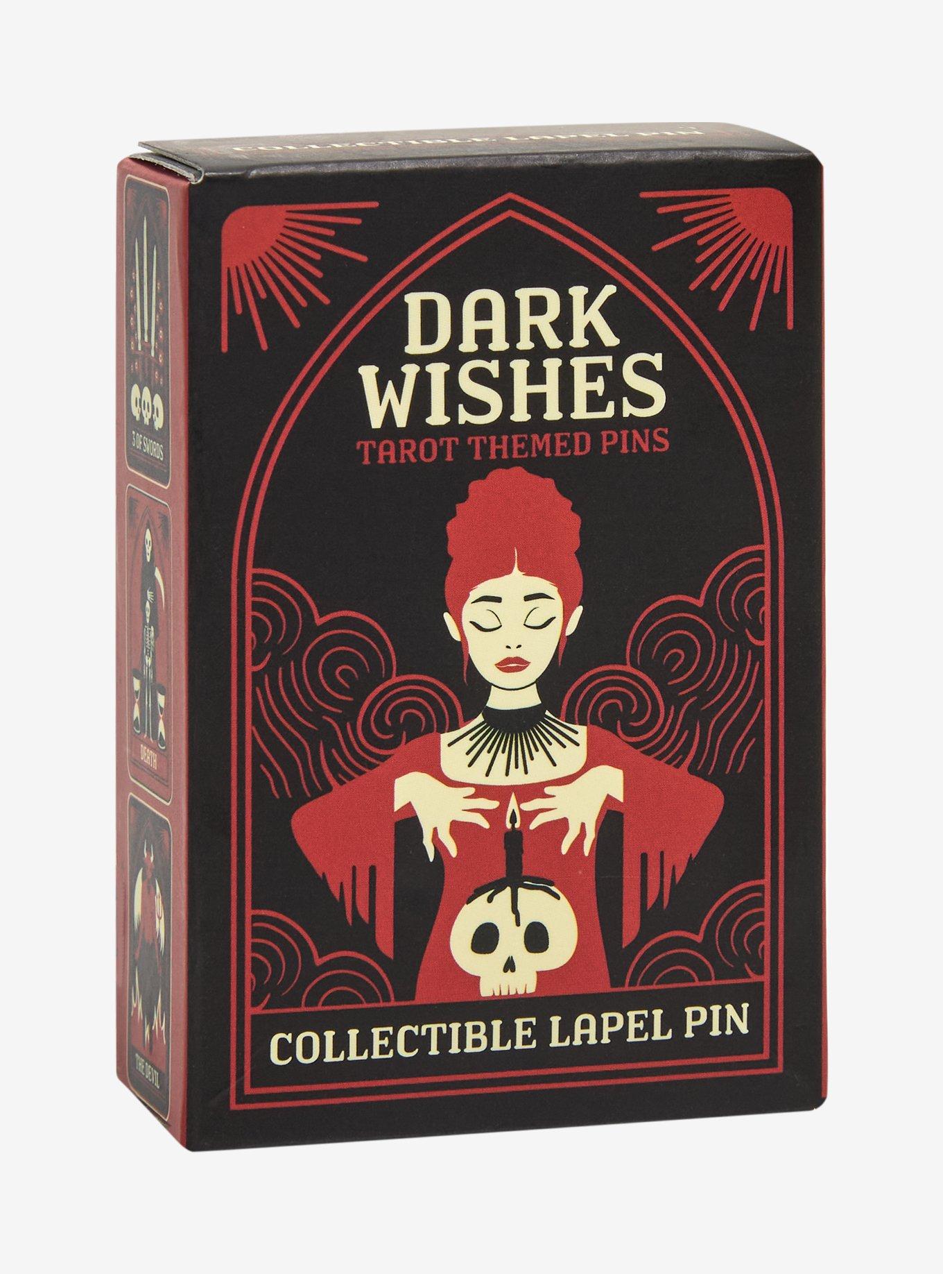 Dark Wishes Tarot Card Blind Box Enamel Pin, , hi-res