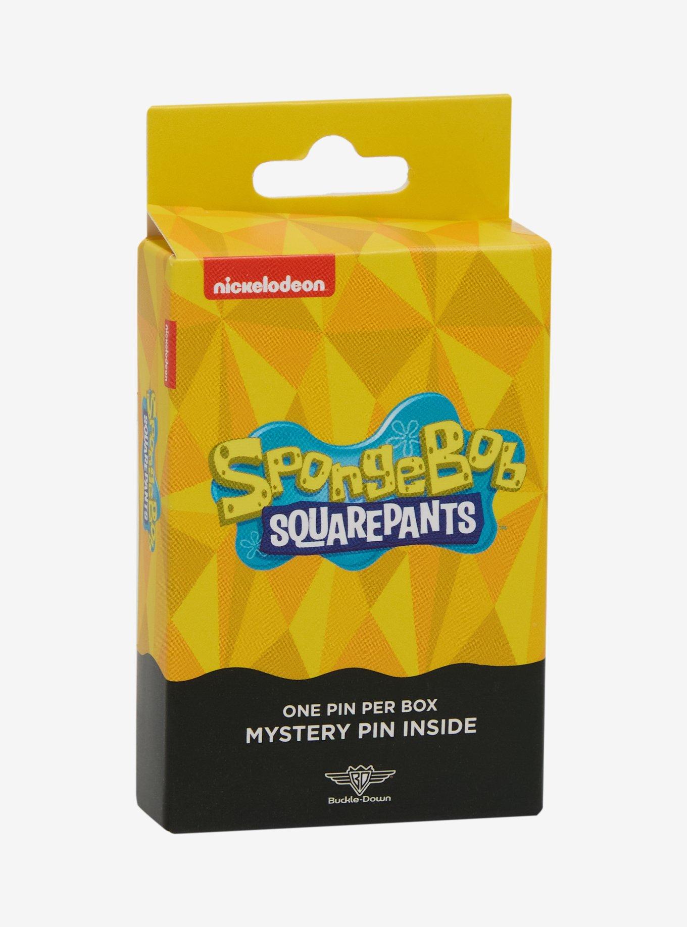Buckle-Down SpongeBob SquarePants Portrait Glitter Blind Box Enamel Pin Hot Topic Exclusive, , hi-res