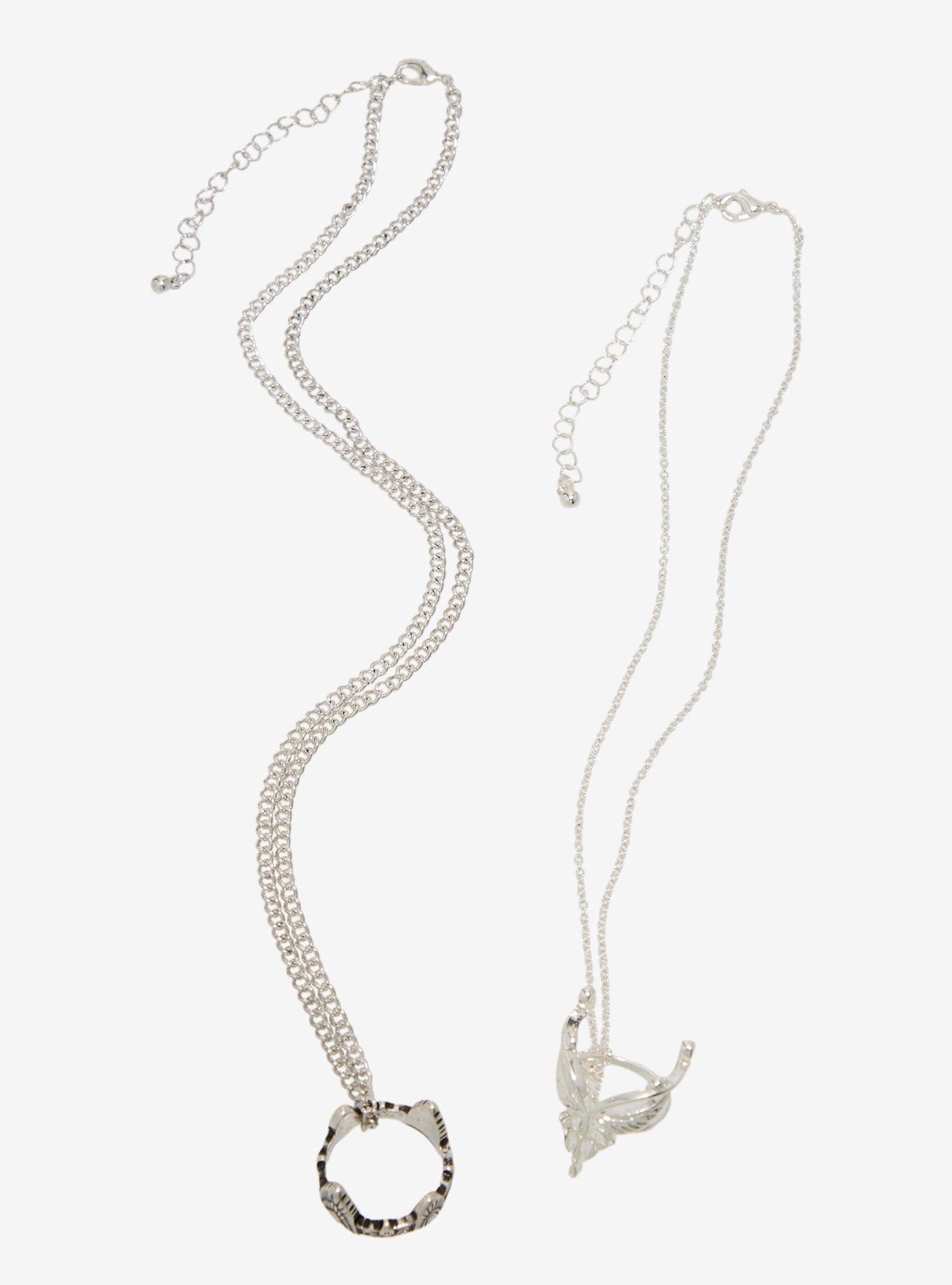 The Lord Of The Rings Aragorn & Arwen Crown Best Friend Necklace Set, , hi-res