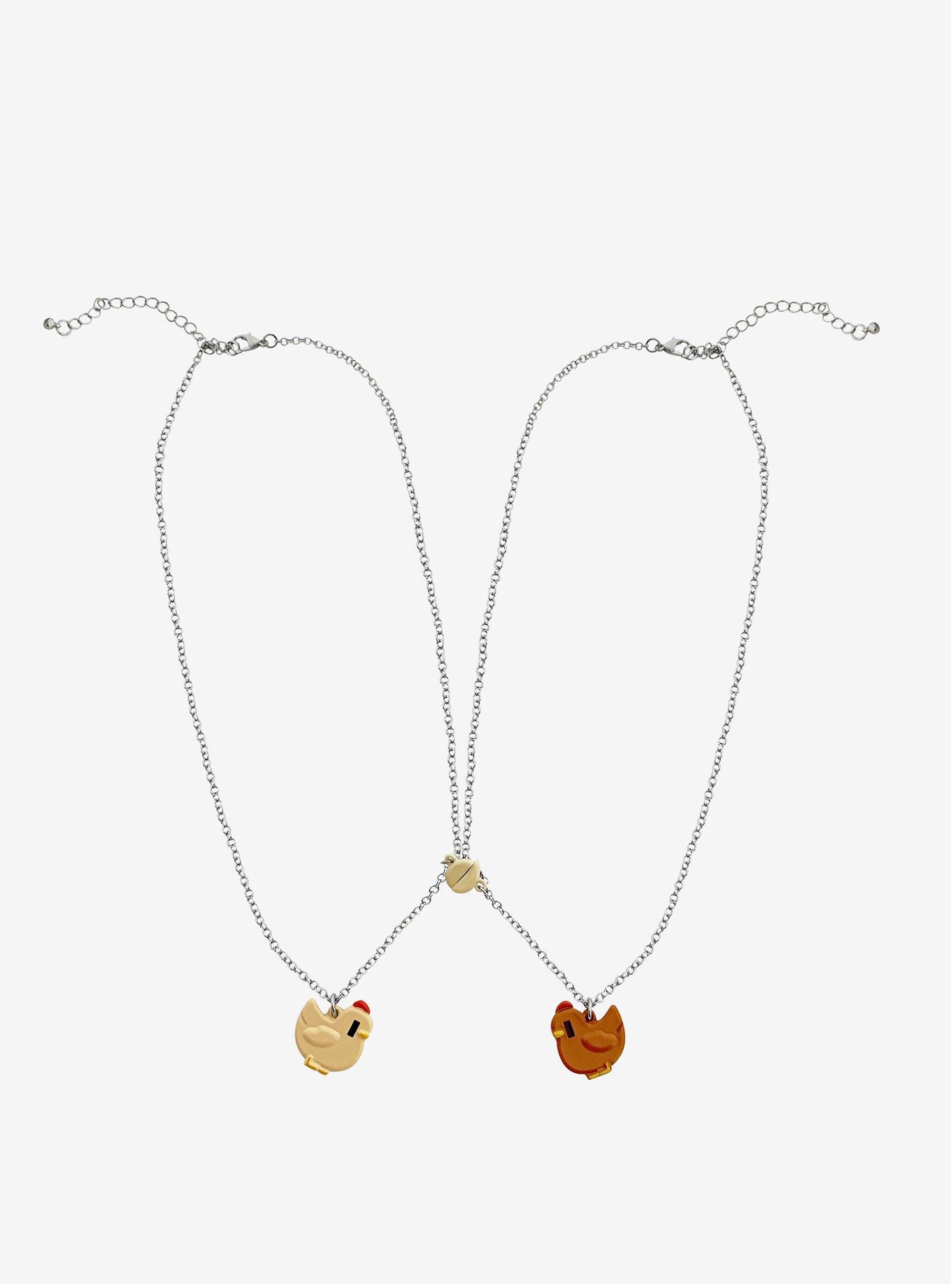 Stardew Valley Chicken Best Friend Magnetic Necklace Set, , hi-res