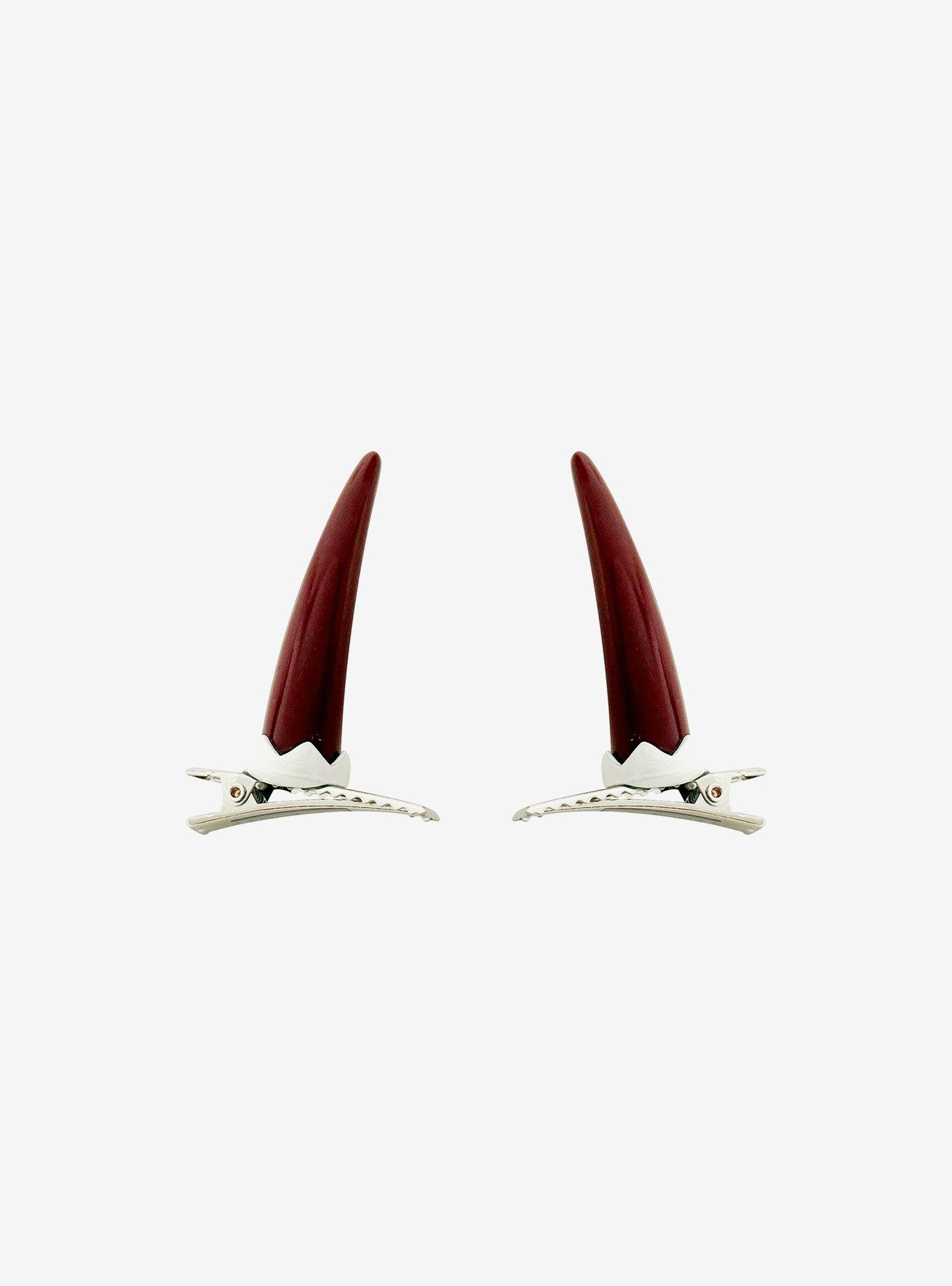 Hazbin Hotel Charlie Horns Hair Clip Set, , alternate
