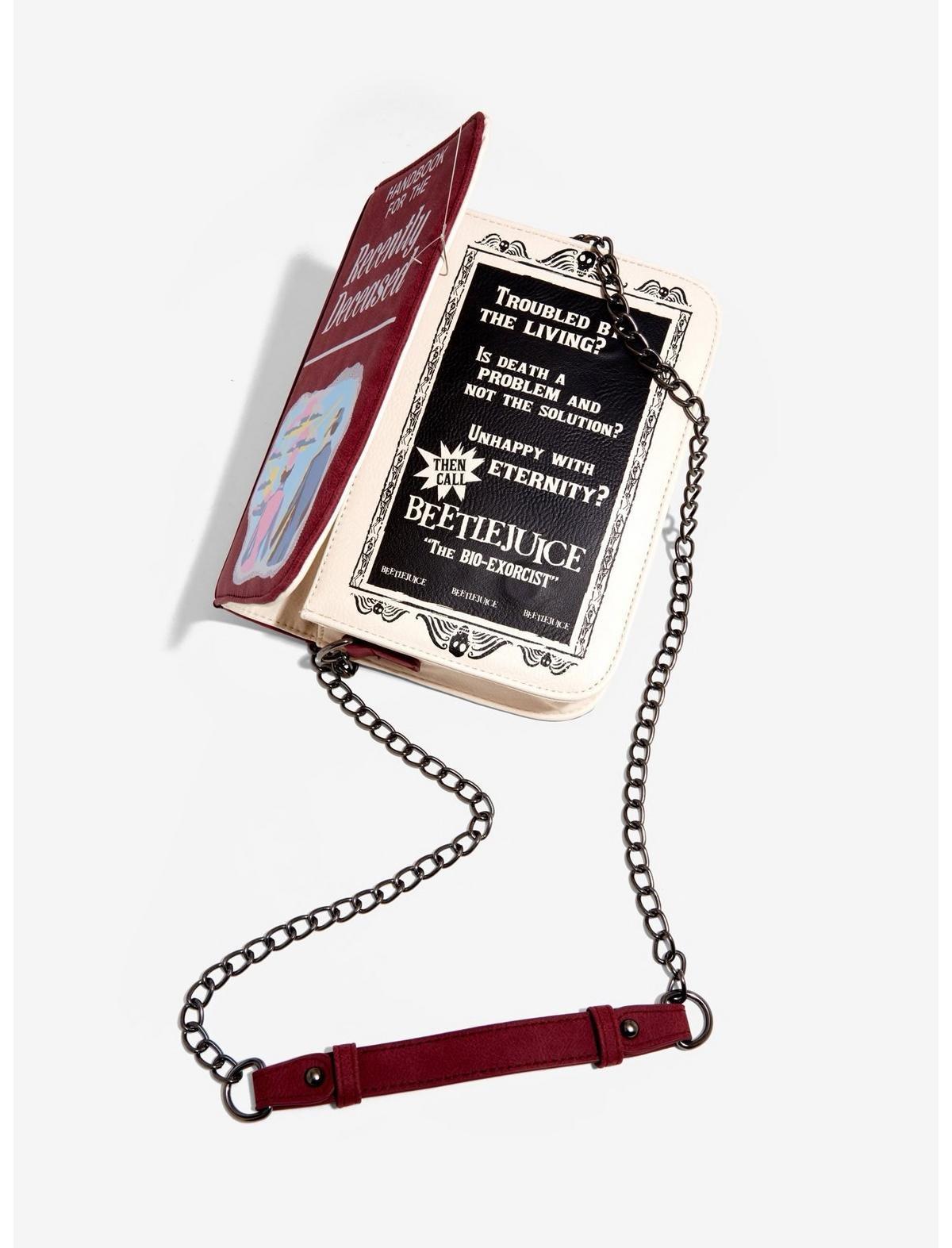 Beetlejuice Handbook For The Recently Deceased Crossbody Bag, , alternate
