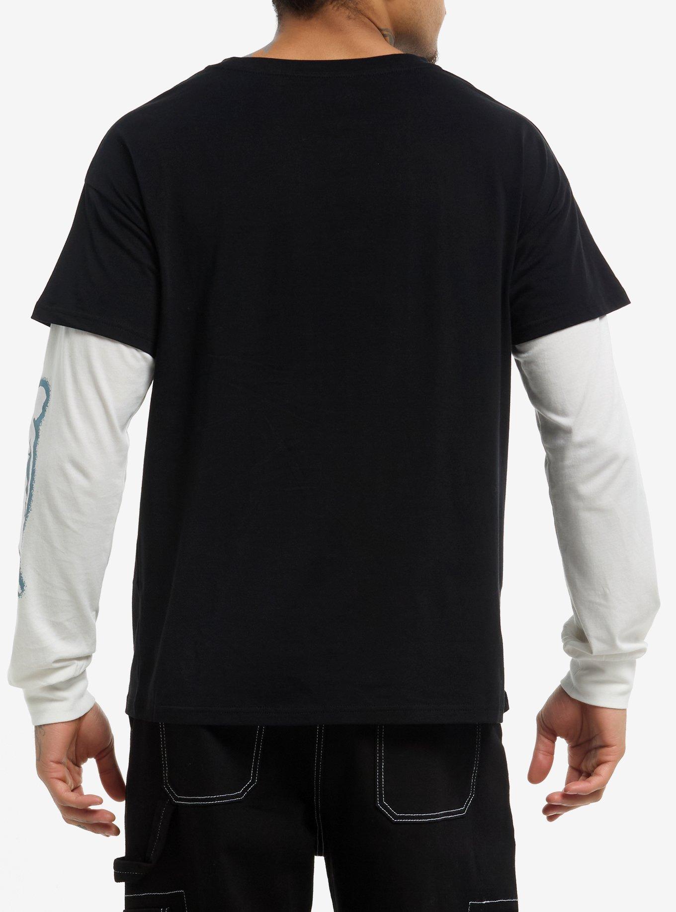 Pierce The Veil Collide With The Sky Long-Sleeve Twofer, BLACK, alternate